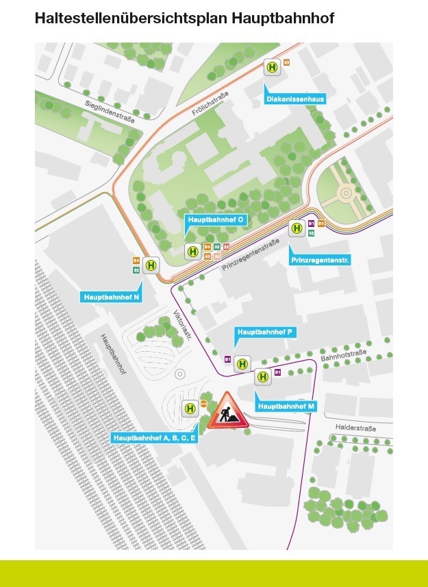 So sieht die neue Verkehrsführung aus. Foto: swa