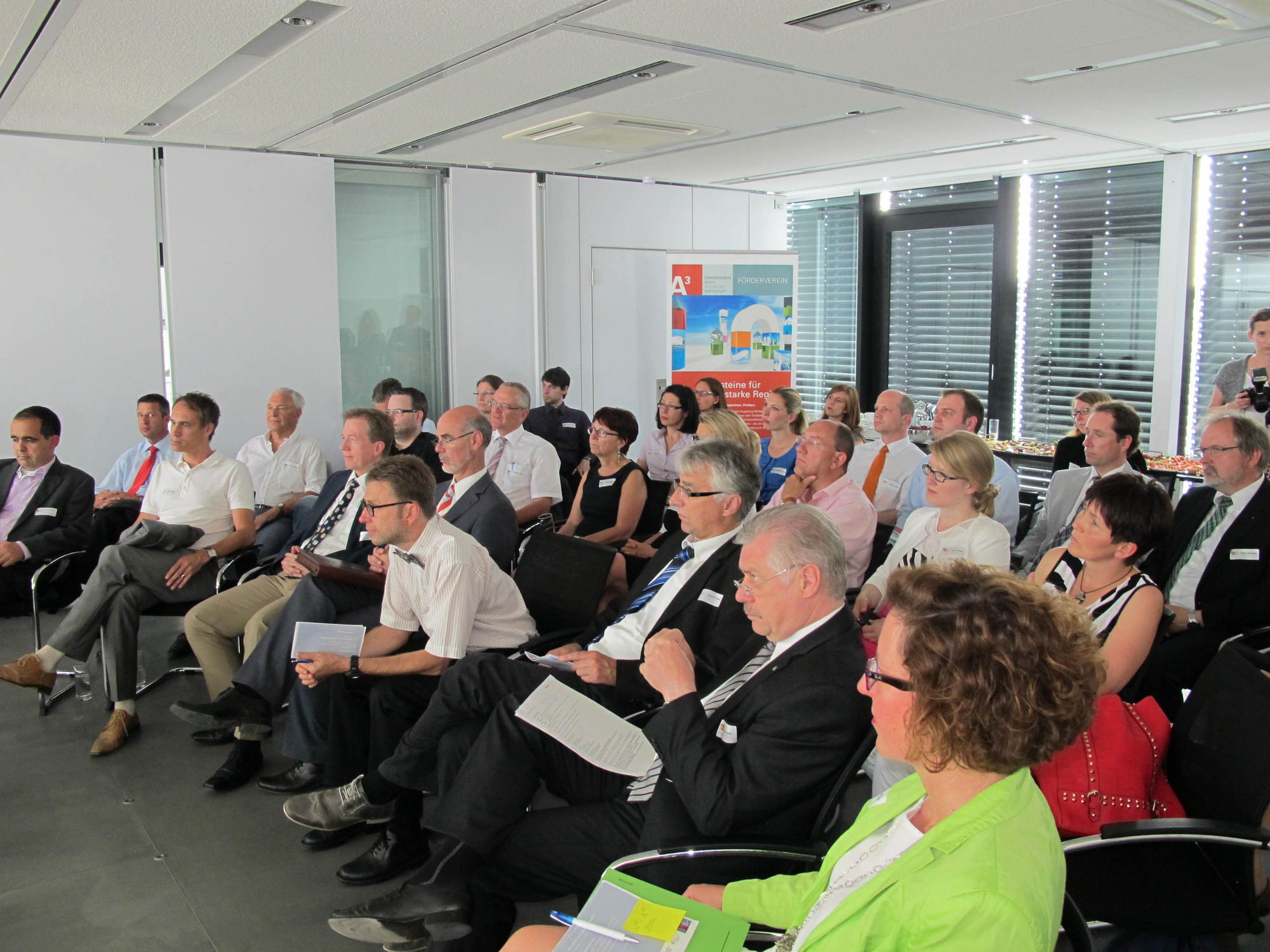 Der A3 Wirtschaftsdialog bei PATRIZIA zum Thema Arbeitszeitmodelle, Foto: B4B SCHWABEN