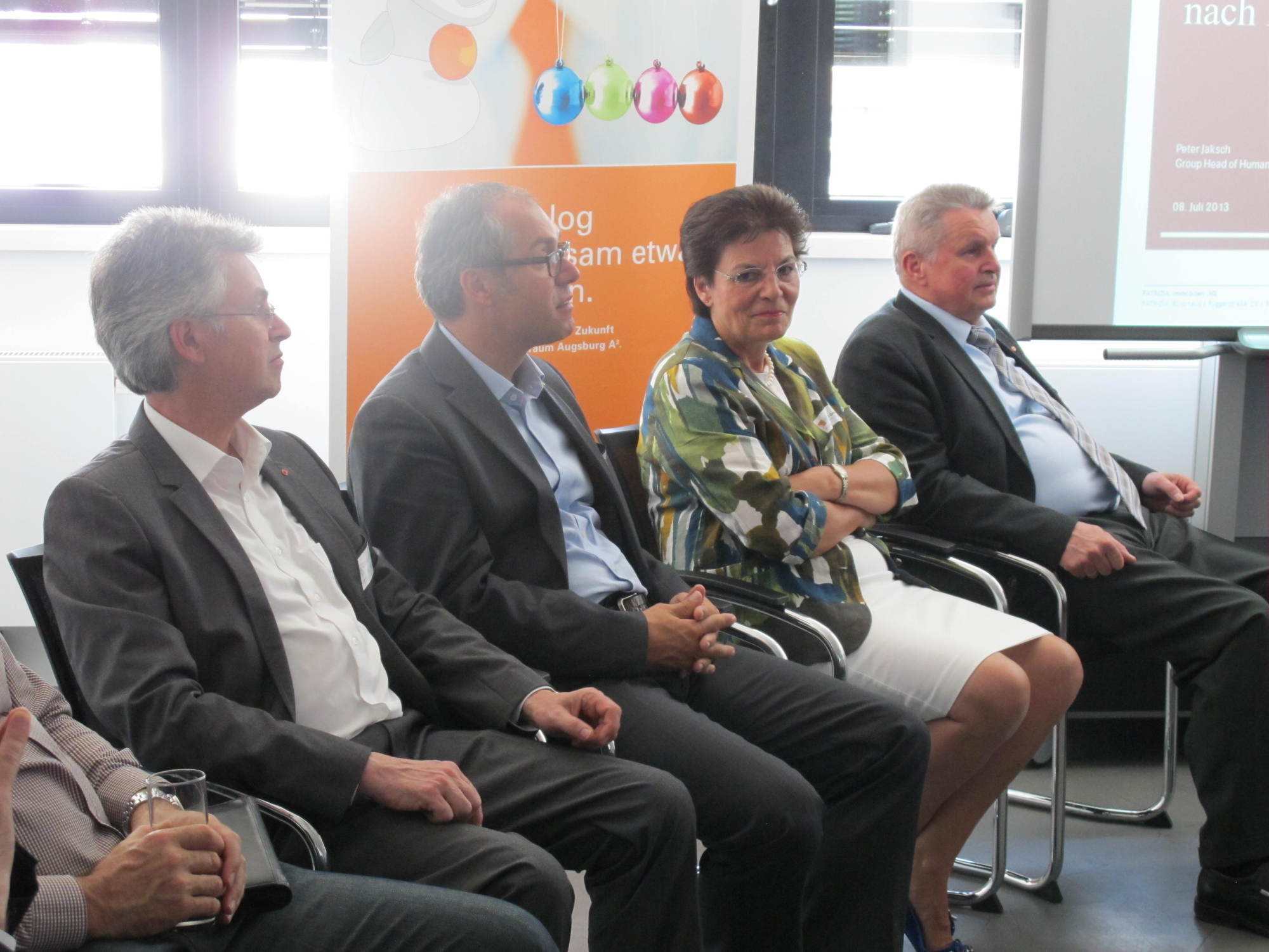 Der A3 Wirtschaftsdialog bei PATRIZIA zum Thema Arbeitszeitmodelle, Foto: B4B SCHWABEN