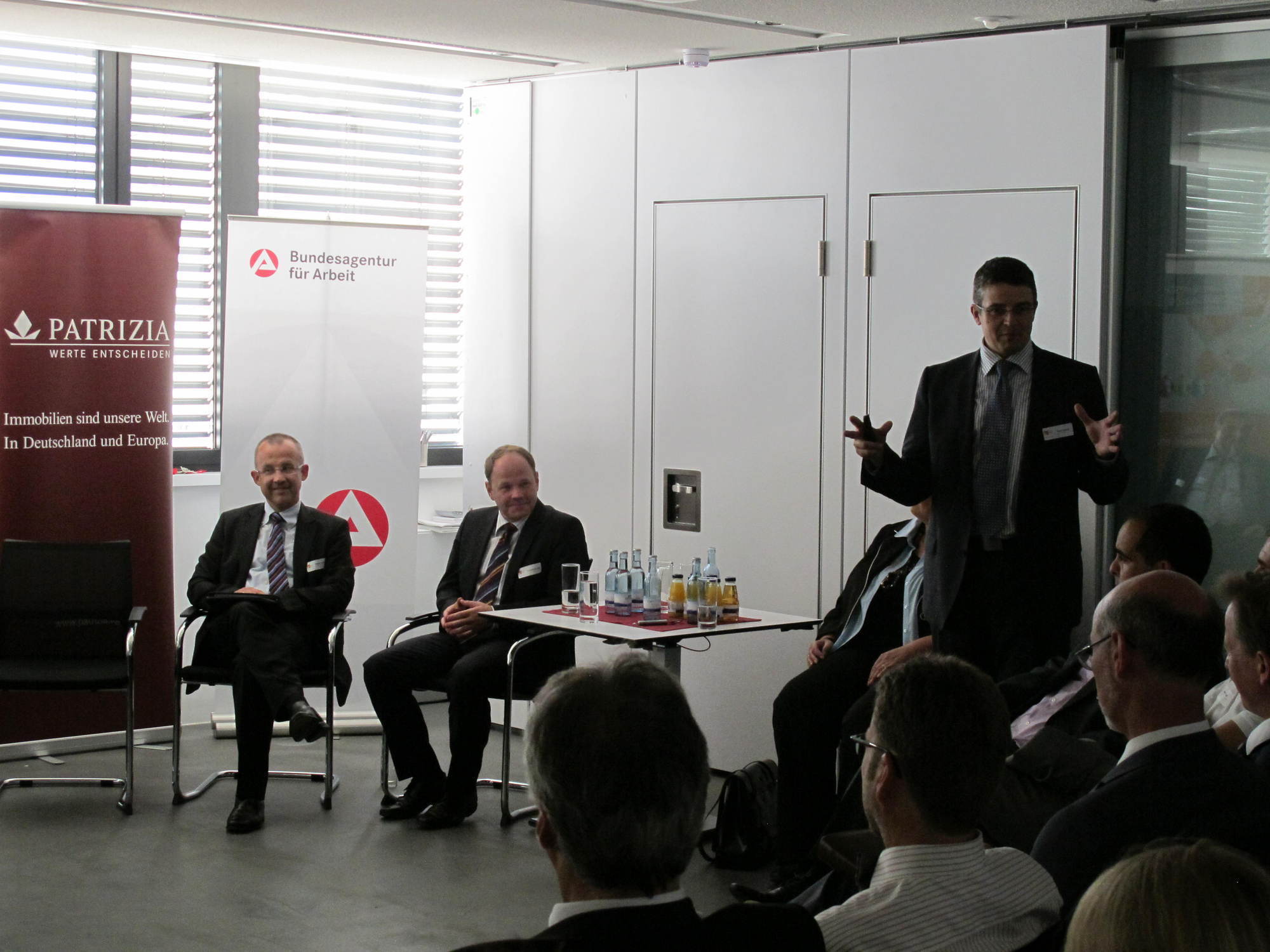 Der A3 Wirtschaftsdialog bei PATRIZIA zum Thema Arbeitszeitmodelle, Foto: B4B SCHWABEN