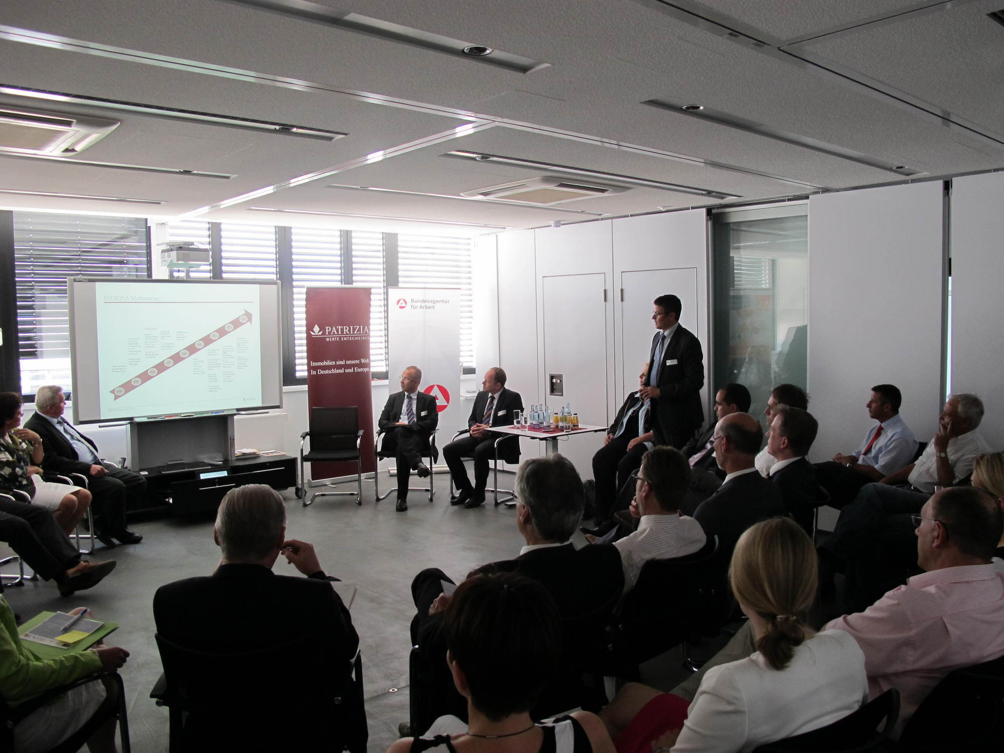 Der A3 Wirtschaftsdialog bei PATRIZIA zum Thema Arbeitszeitmodelle, Foto: B4B SCHWABEN
