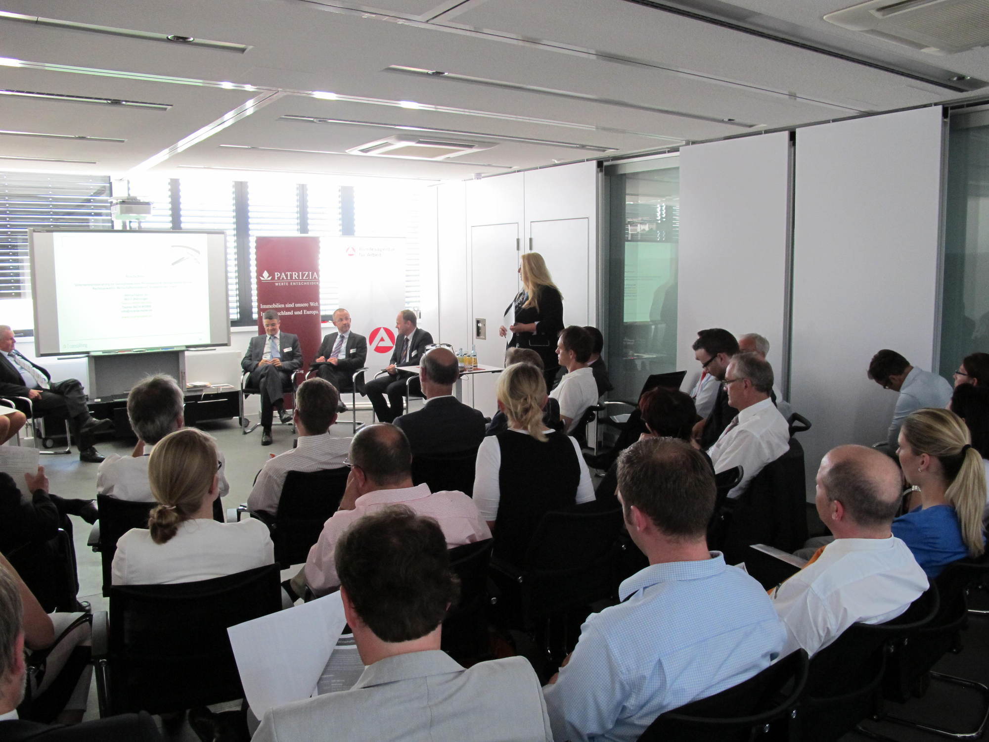 Der A3 Wirtschaftsdialog bei PATRIZIA zum Thema Arbeitszeitmodelle, Foto: B4B SCHWABEN