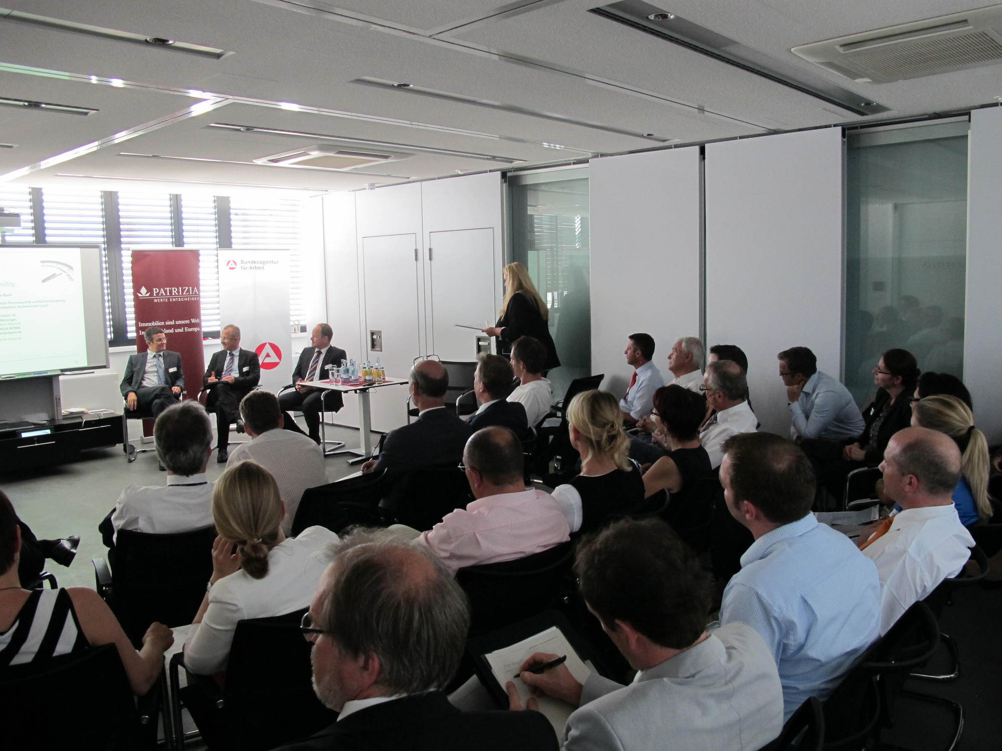 Der A3 Wirtschaftsdialog bei PATRIZIA zum Thema Arbeitszeitmodelle, Foto: B4B SCHWABEN