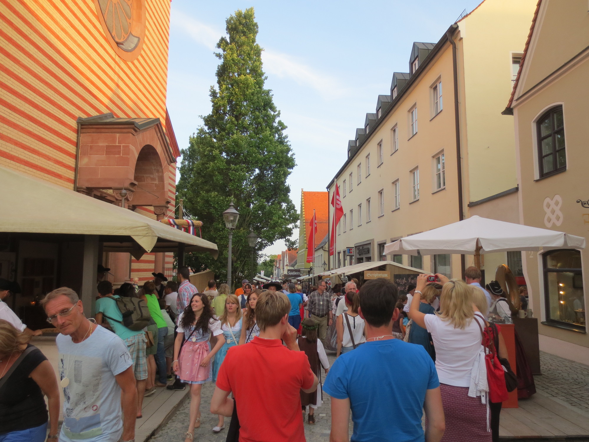 Impressionen vom Altstadtfest: Friedberg im Jahre 1789