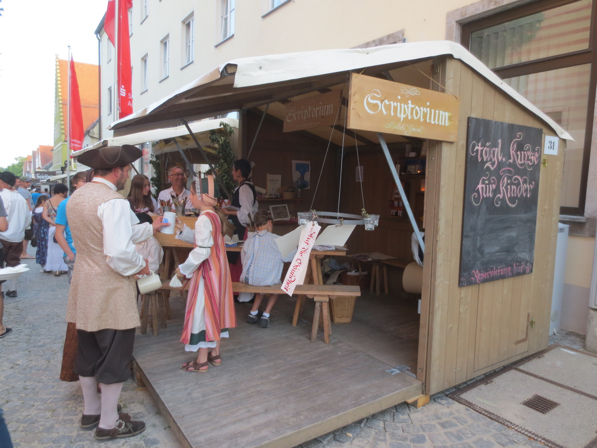 Impressionen vom Altstadtfest: Friedberg im Jahre 1789