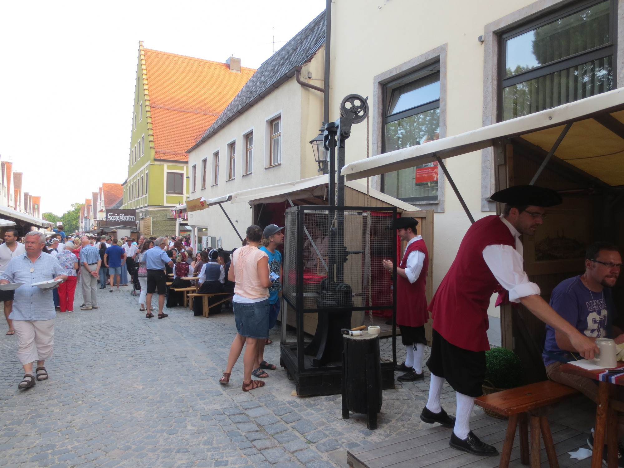 Impressionen vom Altstadtfest: Friedberg im Jahre 1789