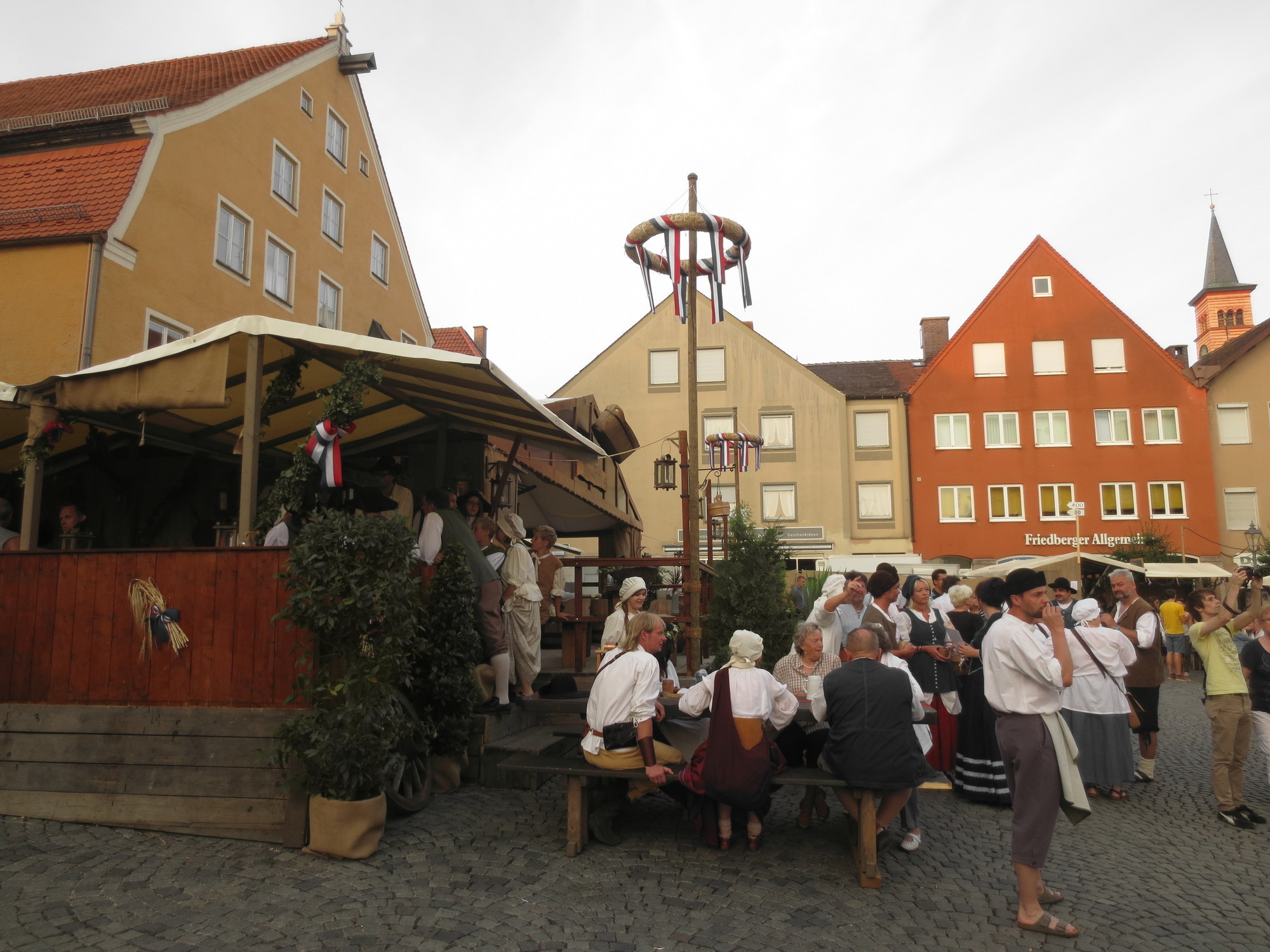 Impressionen vom Altstadtfest: Friedberg im Jahre 1789