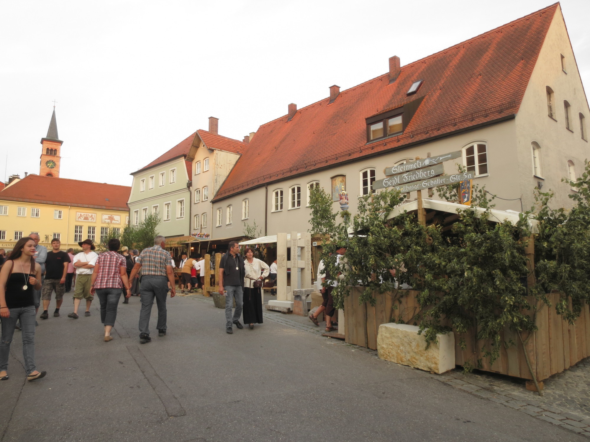 Impressionen vom Altstadtfest: Friedberg im Jahre 1789