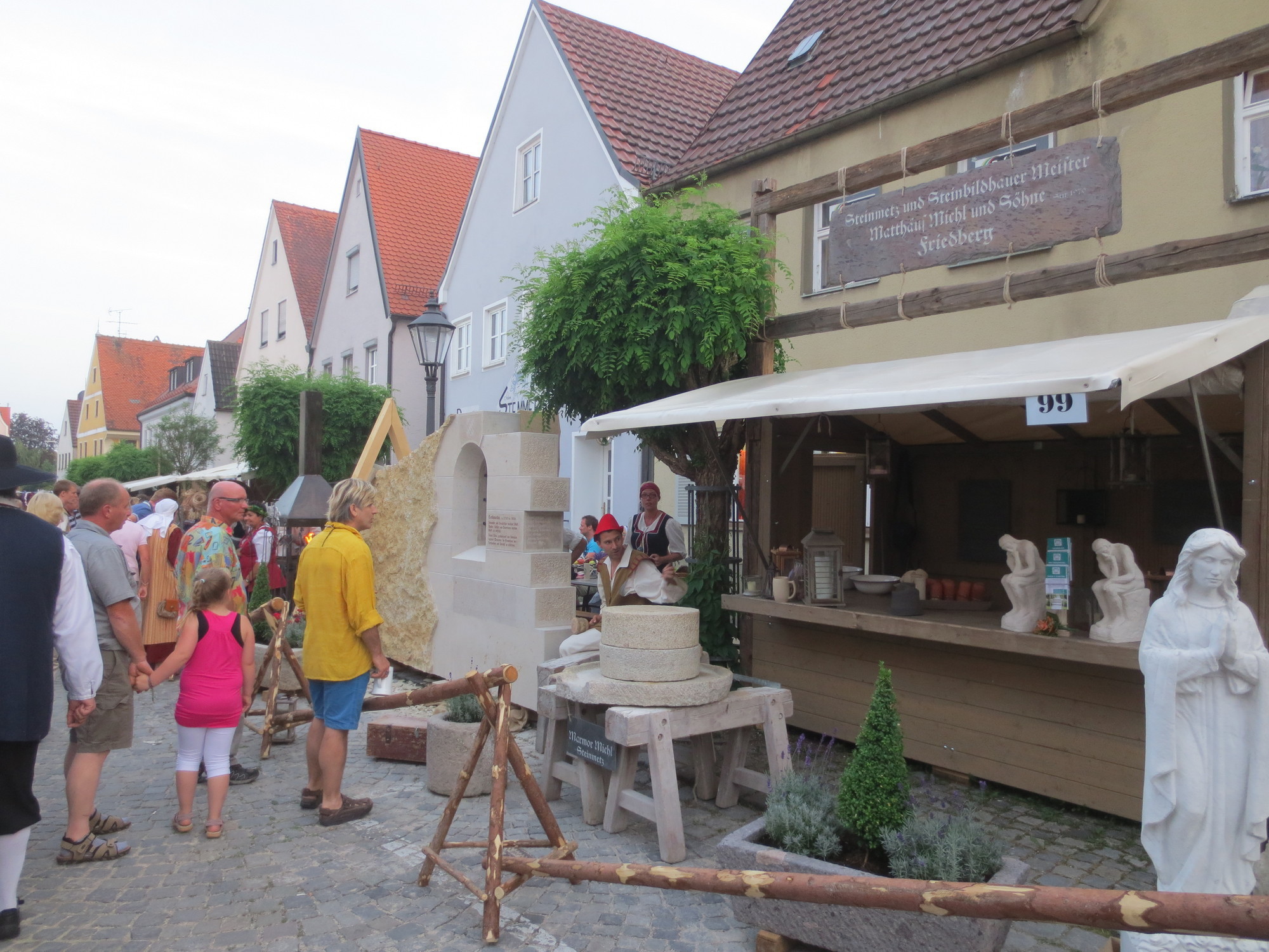 Impressionen vom Altstadtfest: Friedberg im Jahre 1789