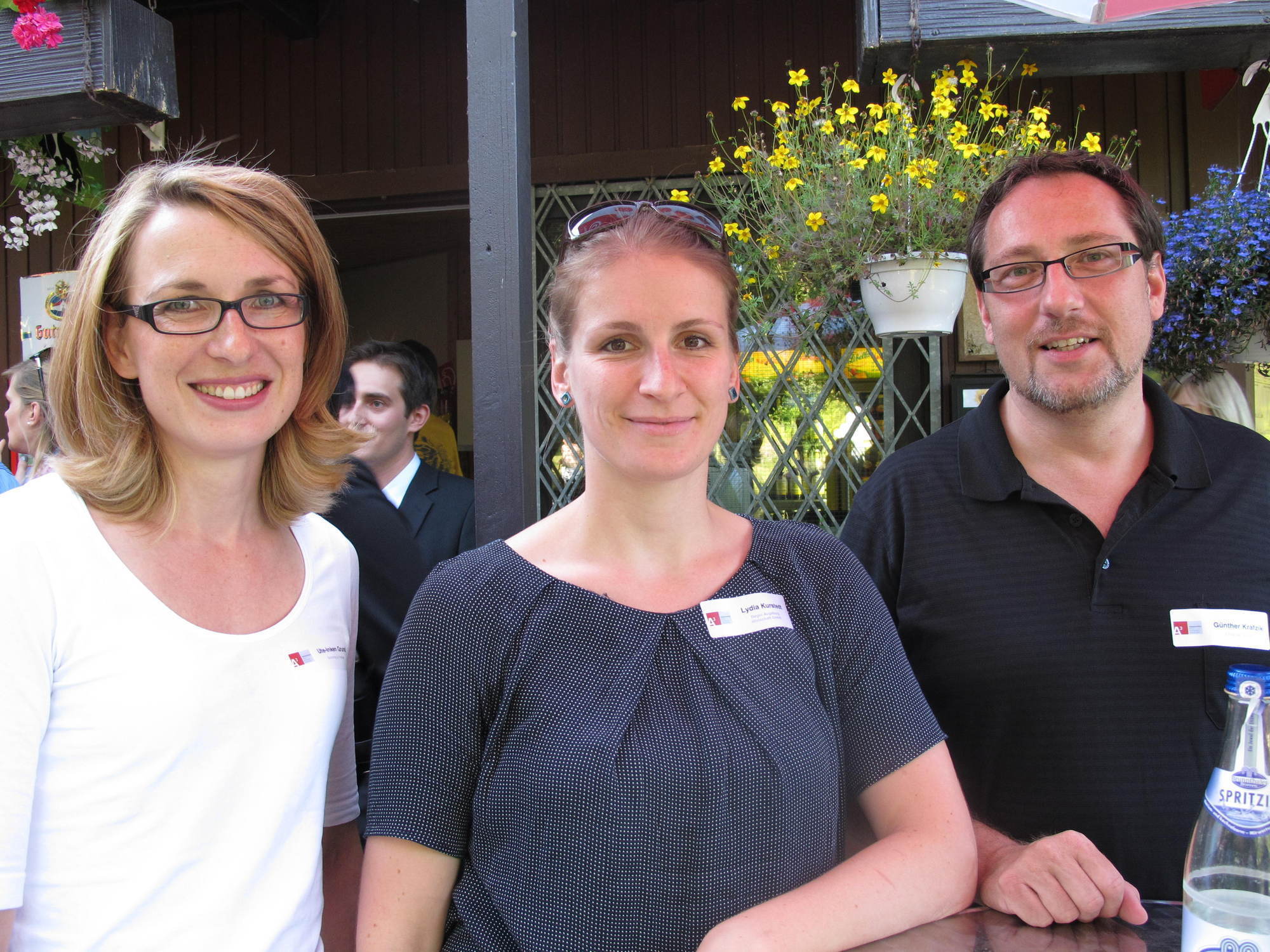 Zwischen Minigolf und Köstlichkeiten vom Grill kam das Netzwerken beim A³ Sommerfest nicht zu kurz. Fotos: B4B SCHWABEN