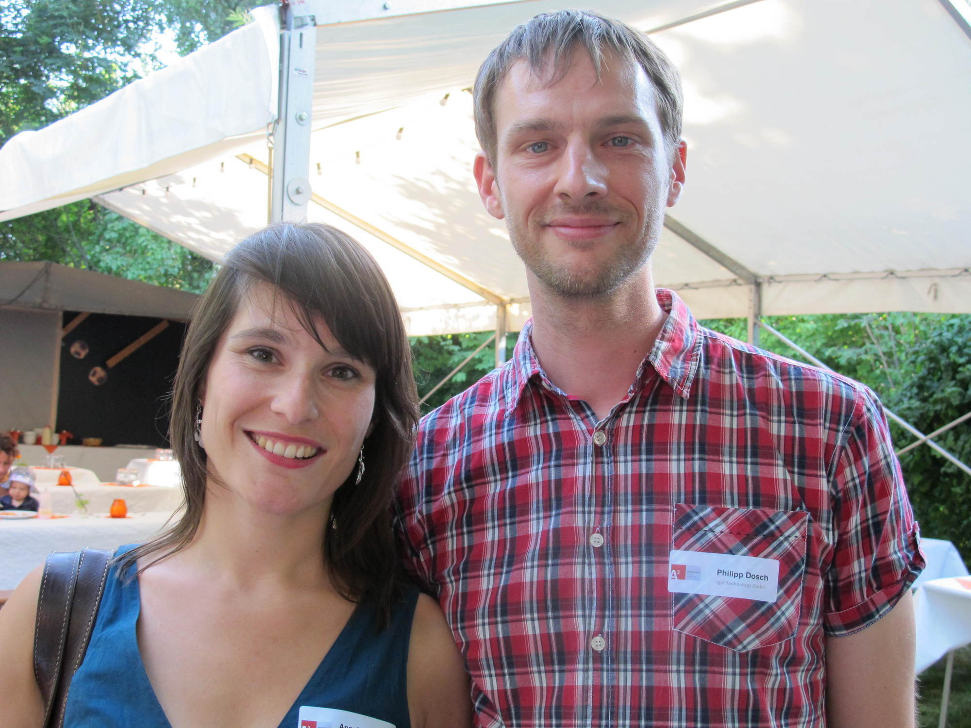 Zwischen Minigolf und Köstlichkeiten vom Grill kam das Netzwerken beim A³ Sommerfest nicht zu kurz. Fotos: B4B SCHWABEN