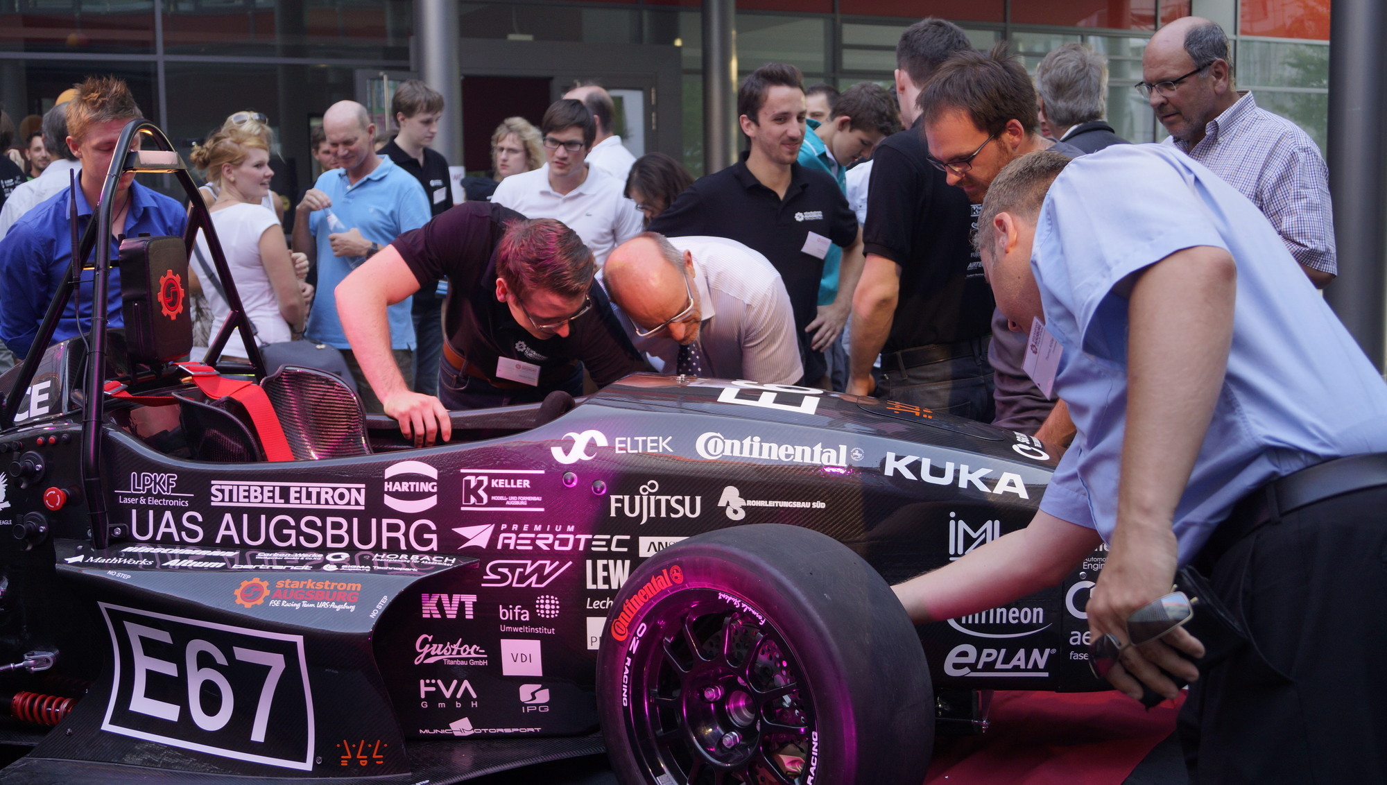 UASA 1302, der neue Rennwagen des Racing Teams der Hochschule Augsburg, Foto: Eike Liske