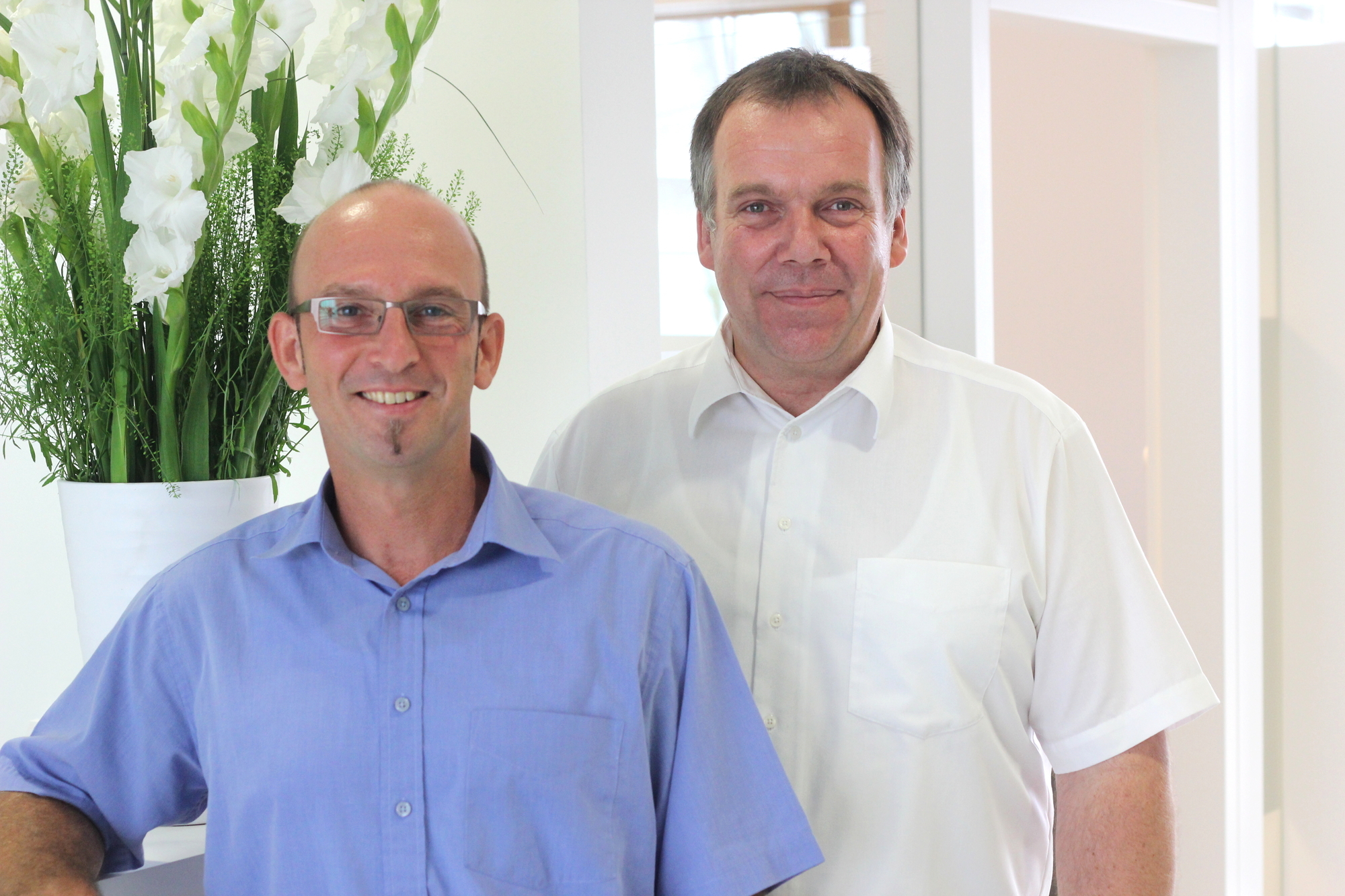 Klaus Merckens und Bernd Schneider, Geschäftsführer der CIWI GmbH, Foto: Press'n'Relations