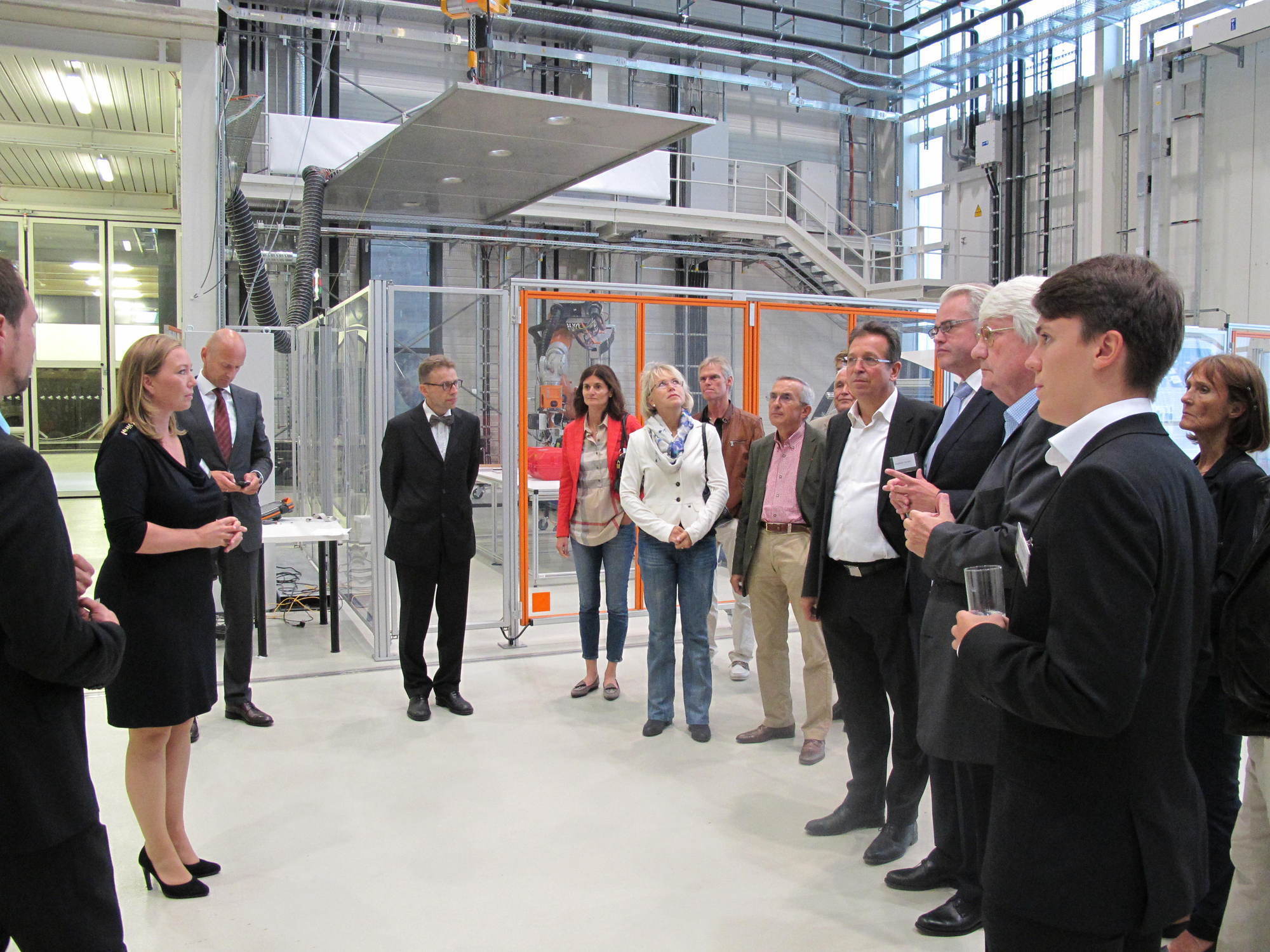 Die Abendveranstaltung der Technologie-Rallye im Augsburg Innovationspark, Foto: B4B SCHWABEN