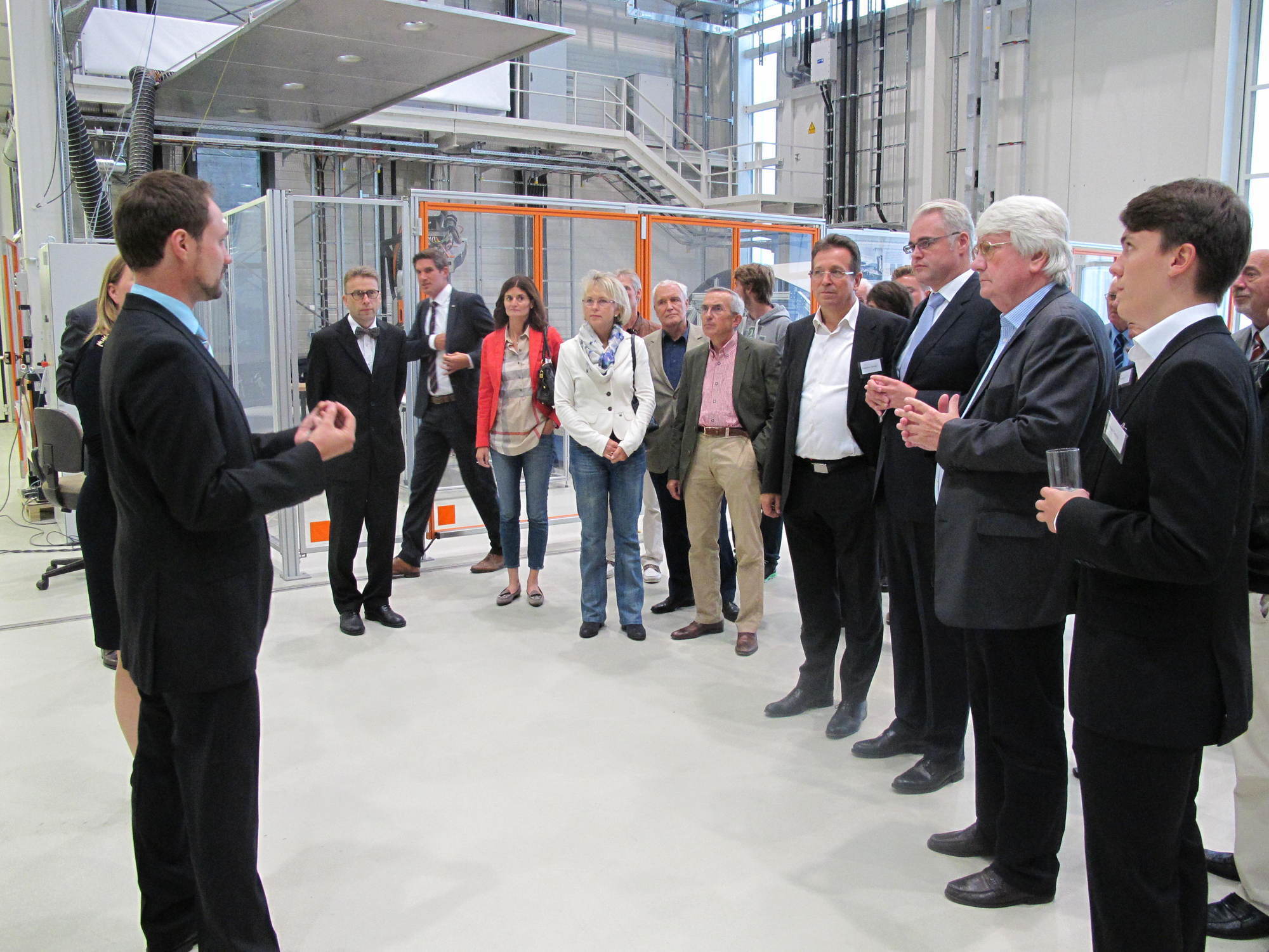 Die Abendveranstaltung der Technologie-Rallye im Augsburg Innovationspark, Foto: B4B SCHWABEN