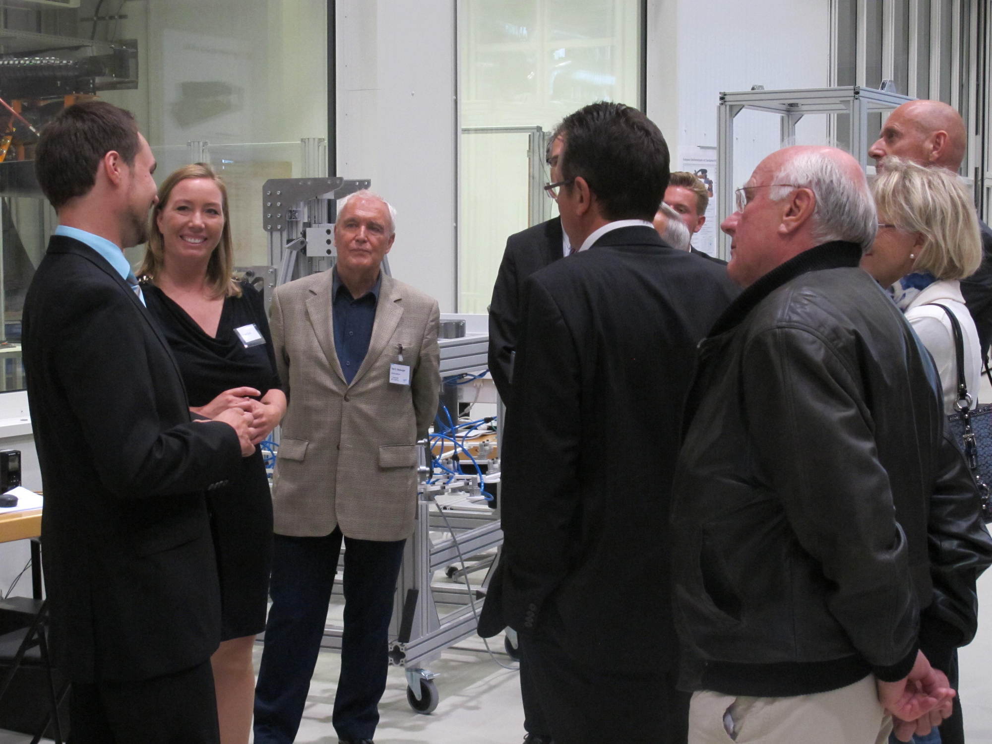 Die Abendveranstaltung der Technologie-Rallye im Augsburg Innovationspark, Foto: B4B SCHWABEN