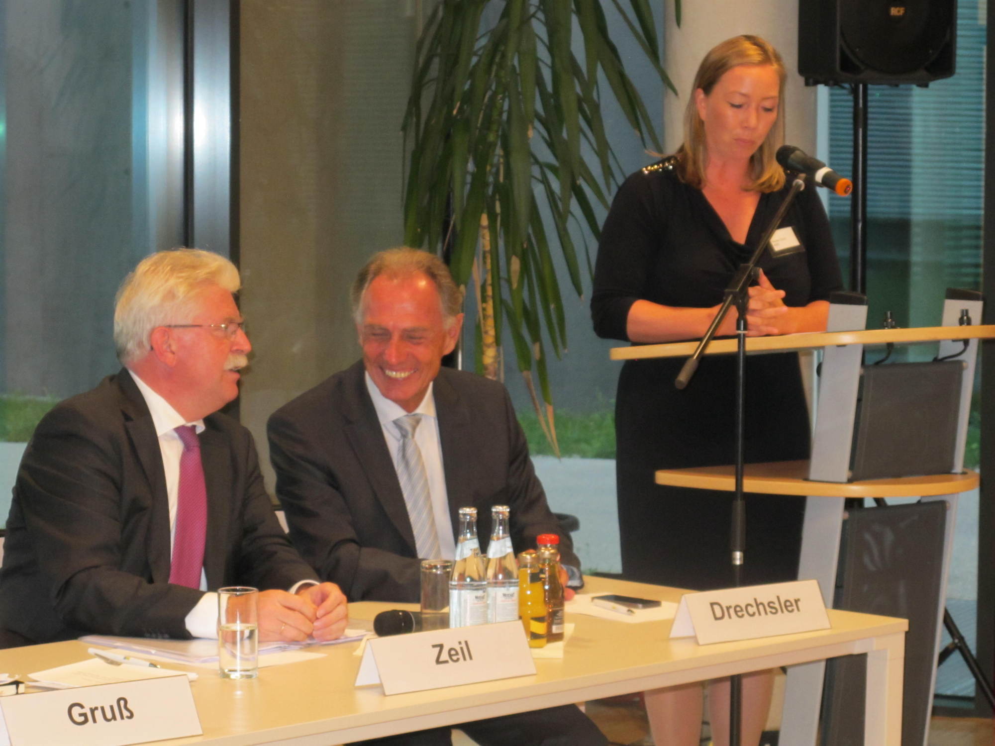 Die Abendveranstaltung der Technologie-Rallye im Augsburg Innovationspark, Foto: B4B SCHWABEN
