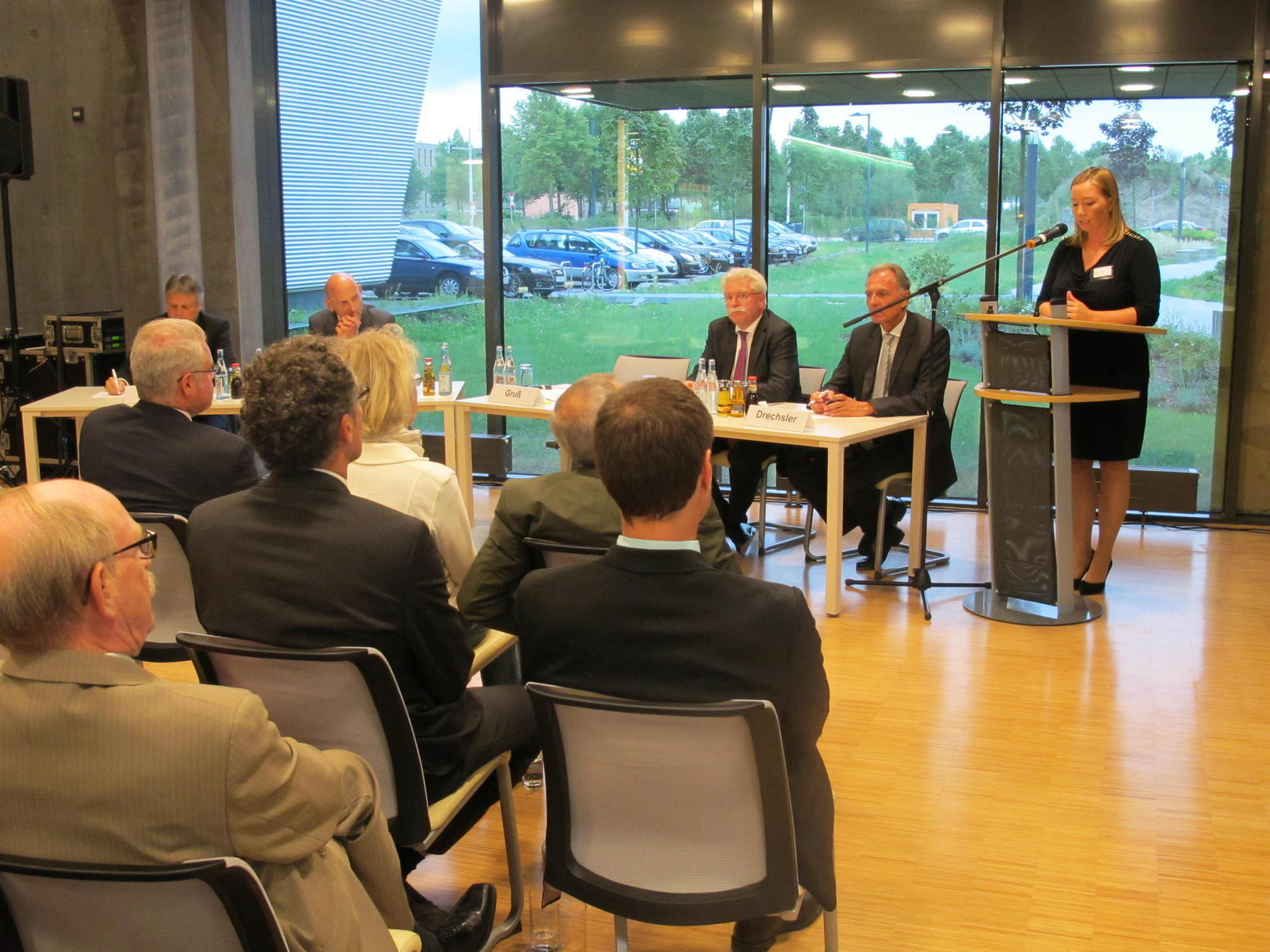 Die Abendveranstaltung der Technologie-Rallye im Augsburg Innovationspark, Foto: B4B SCHWABEN