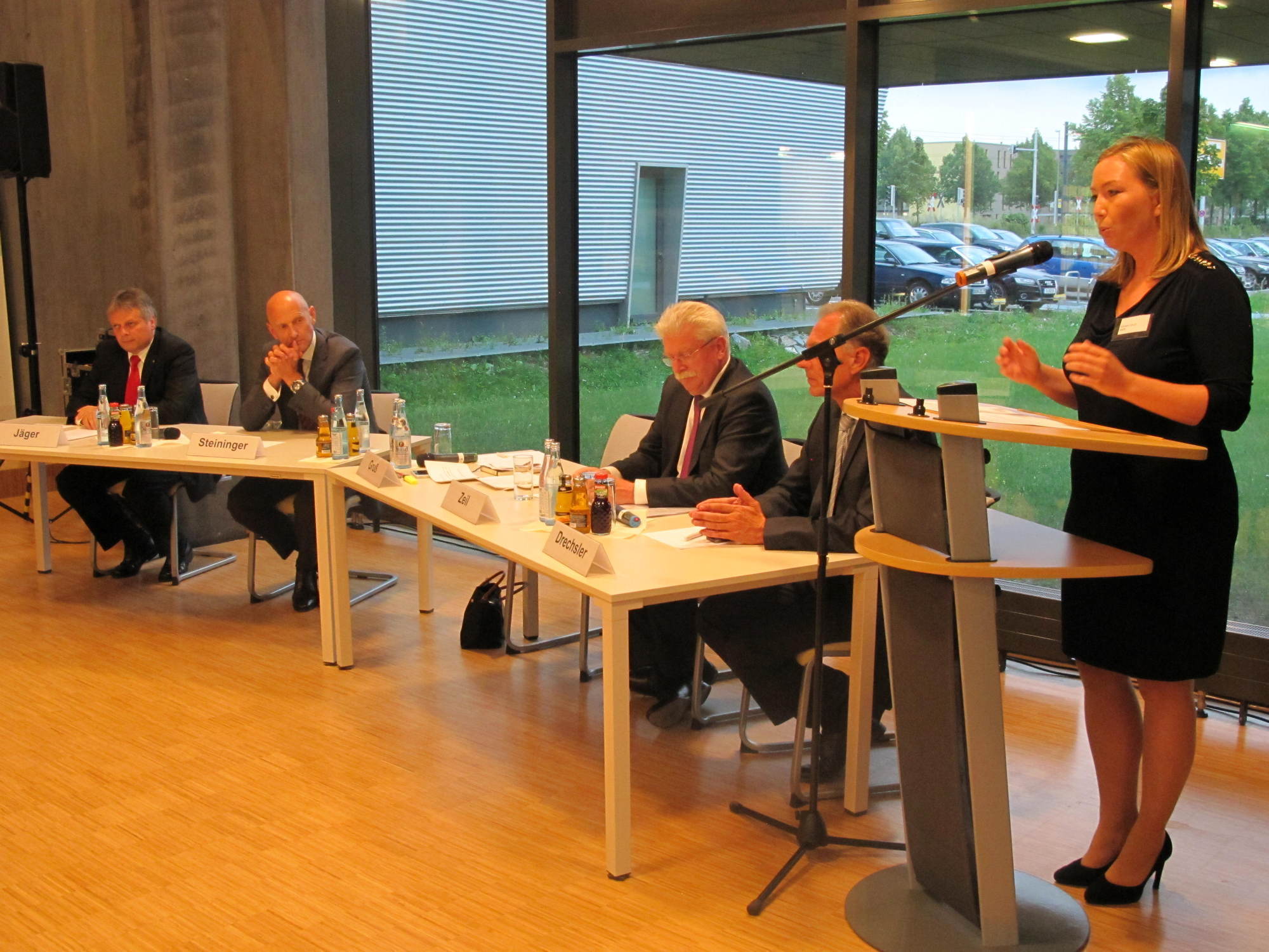 Die Abendveranstaltung der Technologie-Rallye im Augsburg Innovationspark, Foto: B4B SCHWABEN
