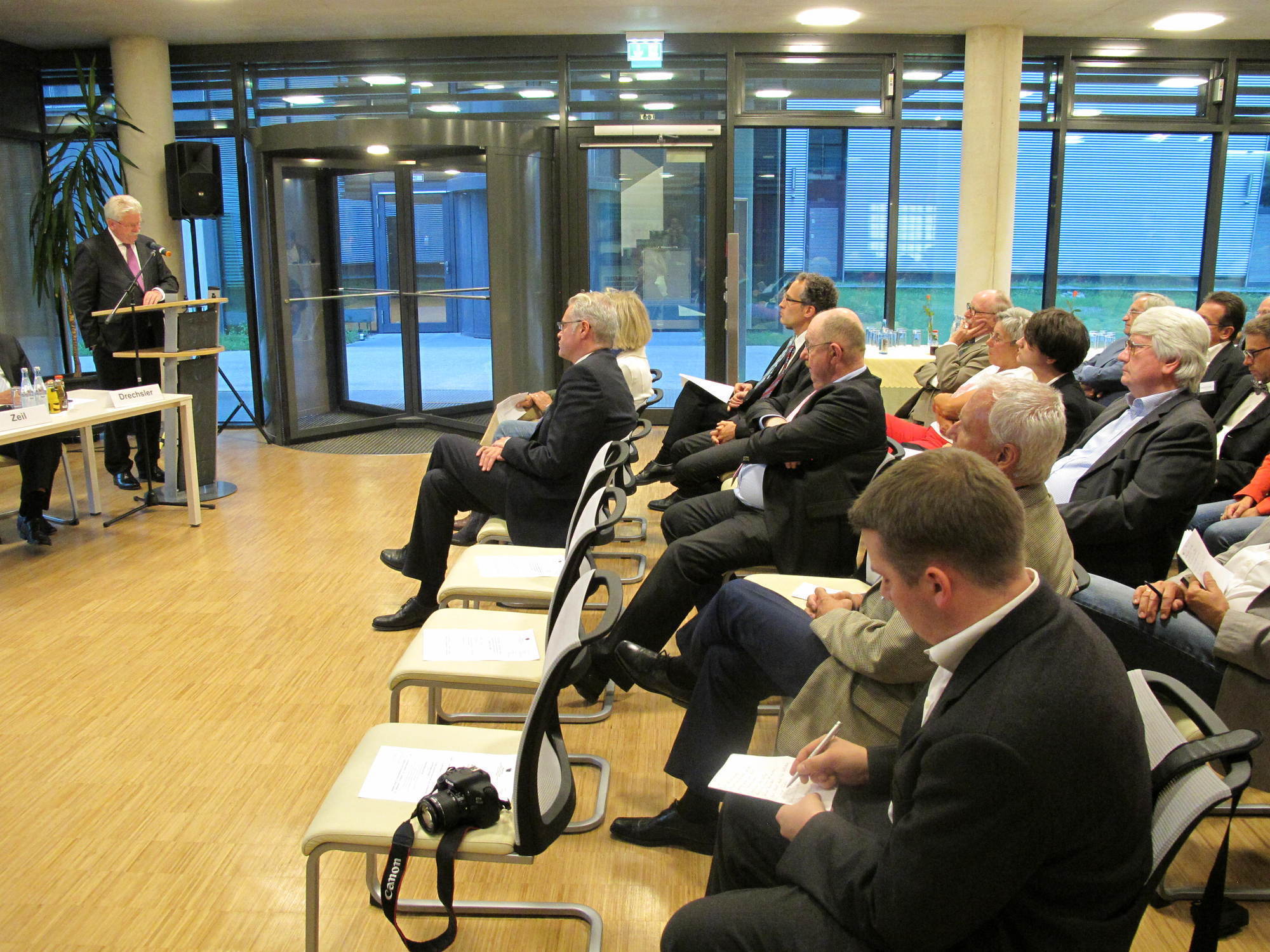 Die Abendveranstaltung der Technologie-Rallye im Augsburg Innovationspark, Foto: B4B SCHWABEN