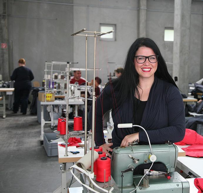 Sina Trinkwalder, Gründerin und Geschäftsführerin von manomama GmbH, Foto: manomama GmbH