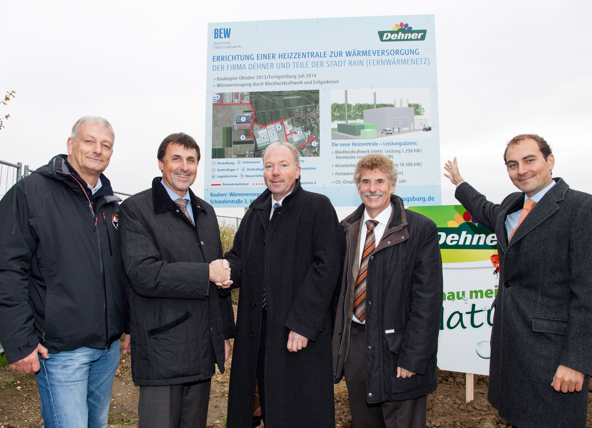 LEW & Dehner Spatenstich für neue Energie und