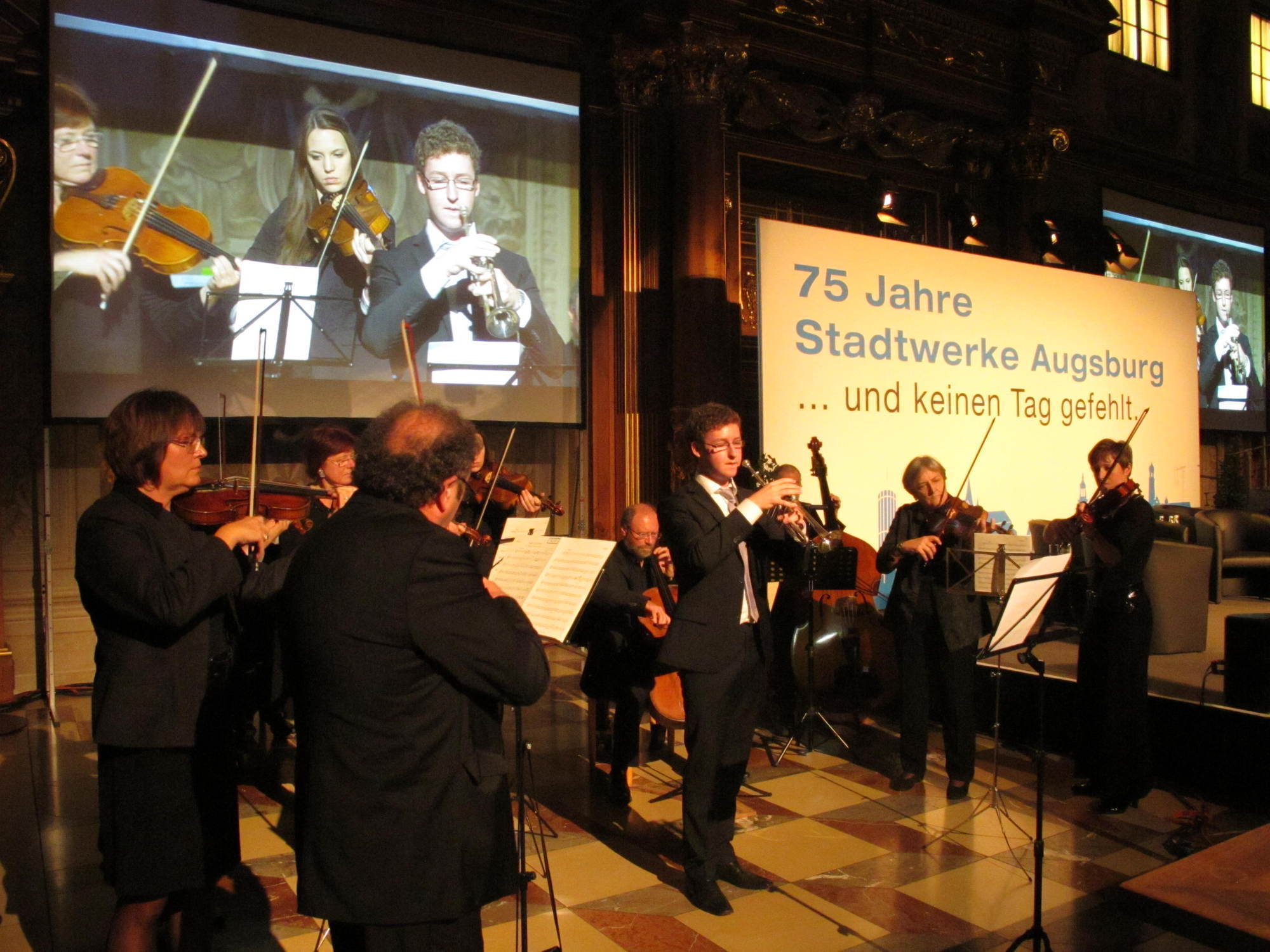 Die swa feierten ihr 75. Jubiläum mit einem Fest im Augsburger Rathaus, Foto: B4B SCHWABEN