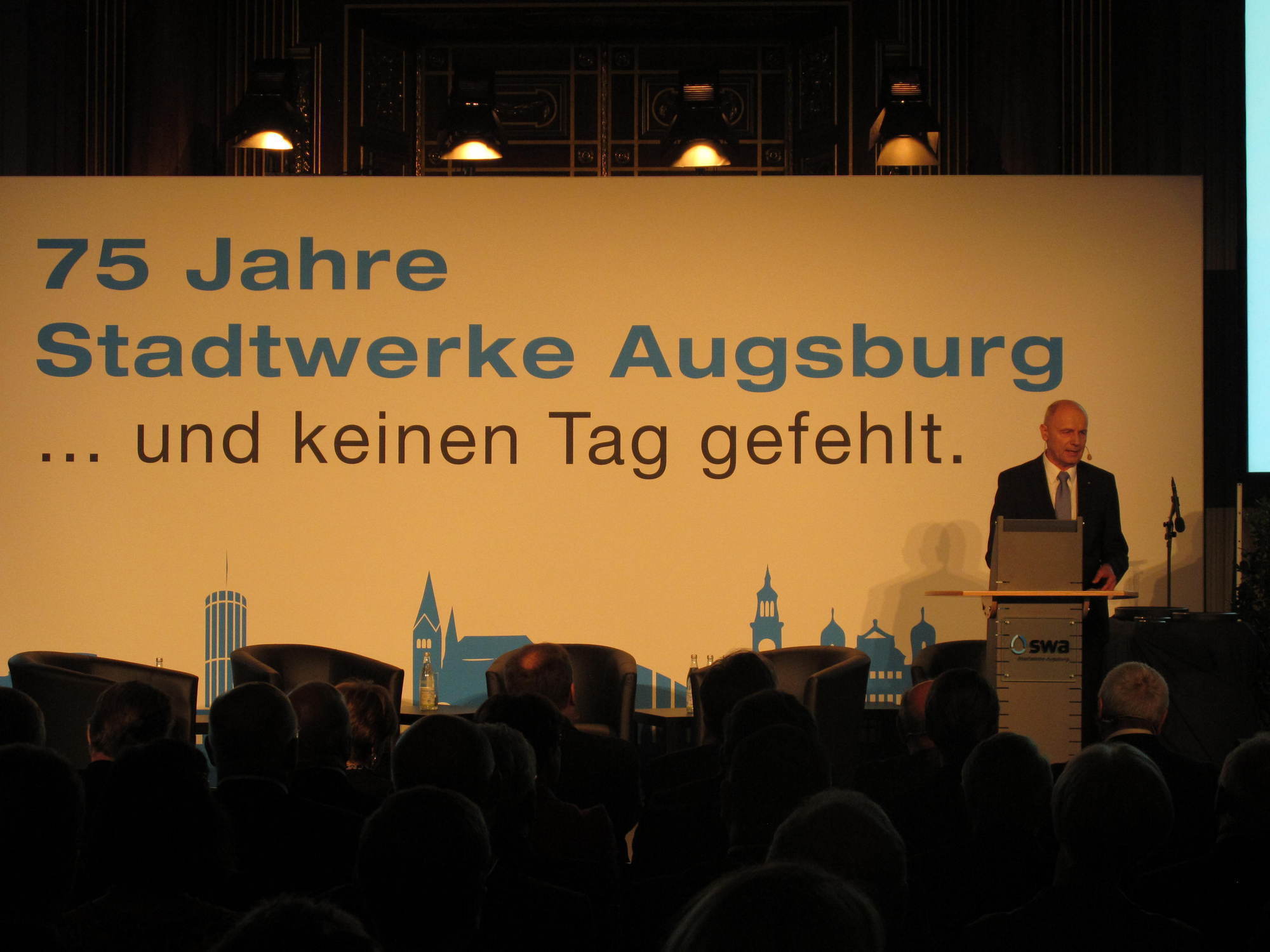 Die swa feierten ihr 75. Jubiläum mit einem Fest im Augsburger Rathaus, Foto: B4B SCHWABEN