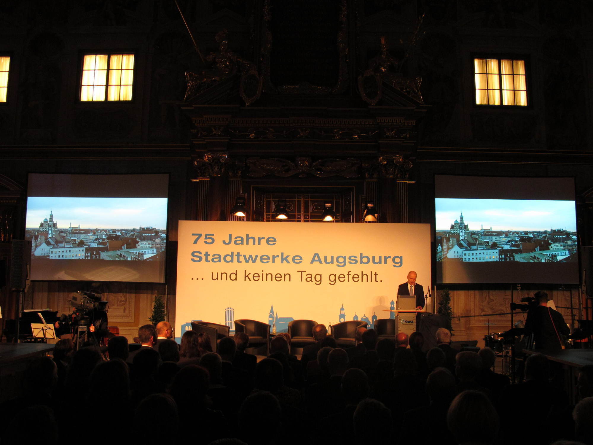 Die swa feierten ihr 75. Jubiläum mit einem Fest im Augsburger Rathaus, Foto: B4B SCHWABEN