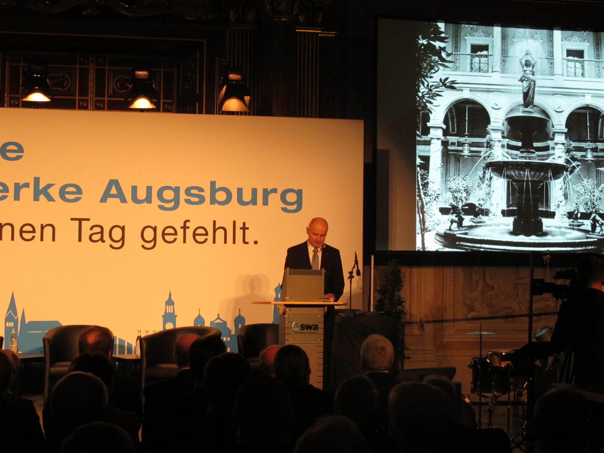 Die swa feierten ihr 75. Jubiläum mit einem Fest im Augsburger Rathaus, Foto: B4B SCHWABEN