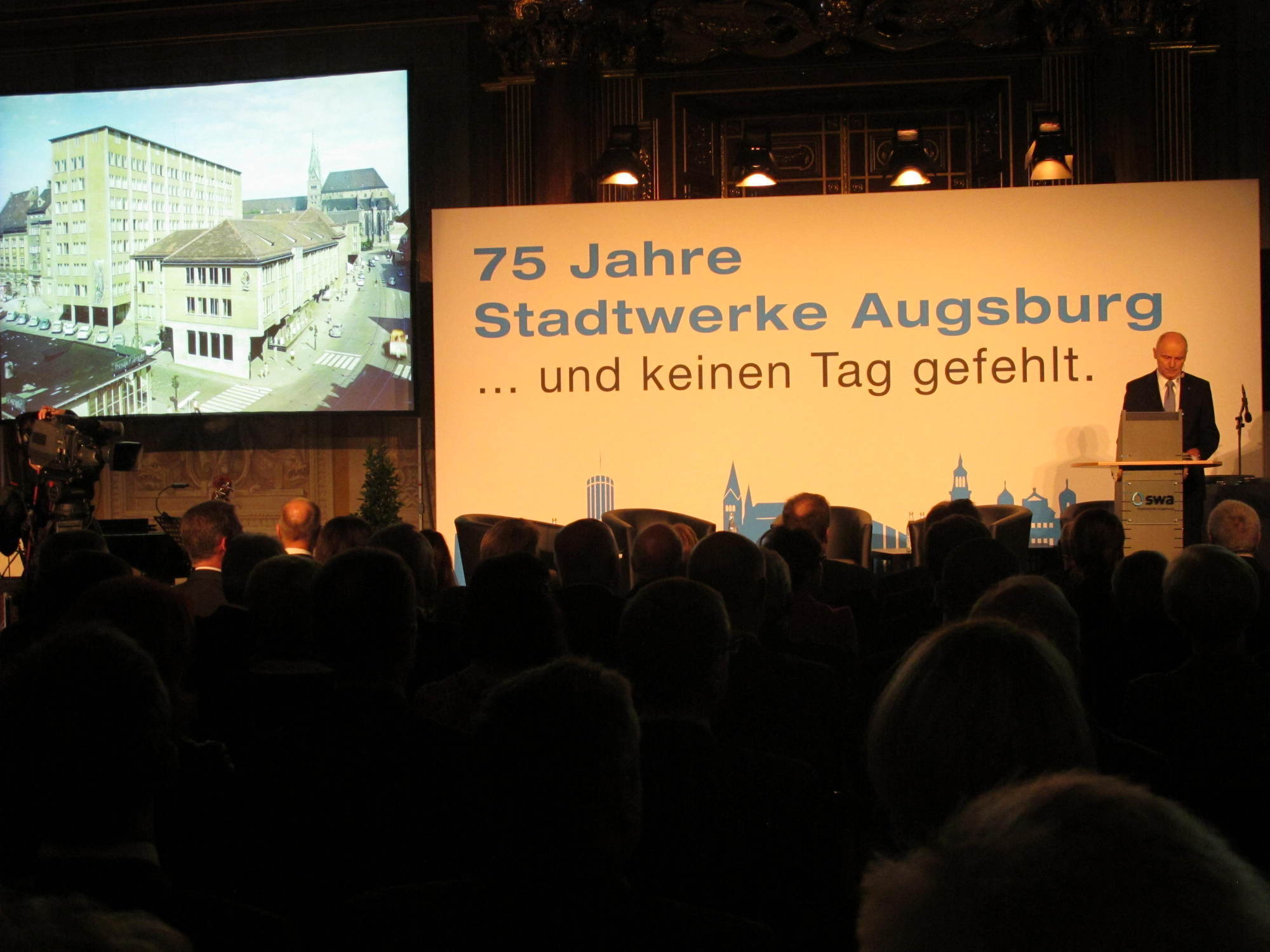 Die swa feierten ihr 75. Jubiläum mit einem Fest im Augsburger Rathaus, Foto: B4B SCHWABEN