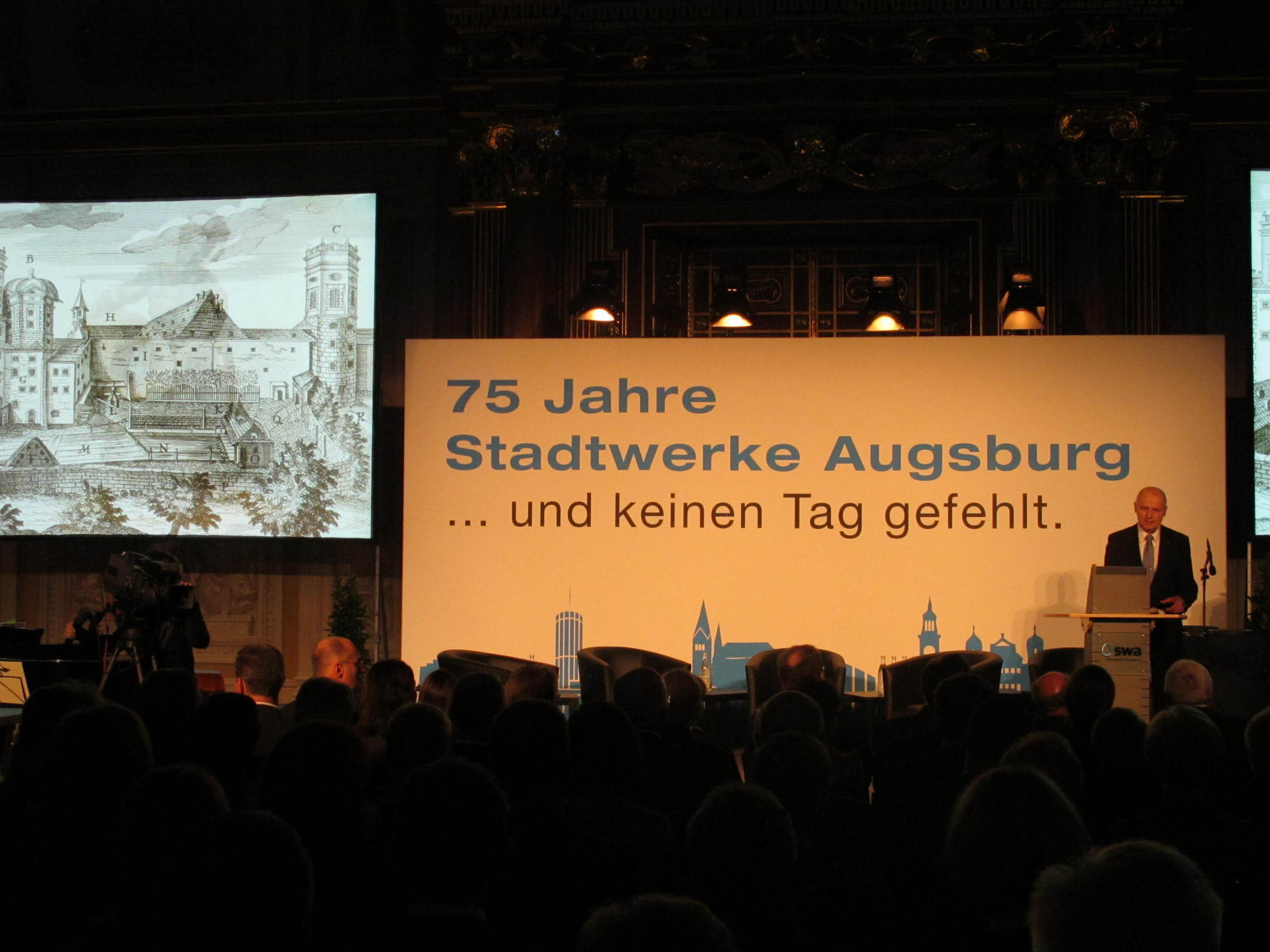 Die swa feierten ihr 75. Jubiläum mit einem Fest im Augsburger Rathaus, Foto: B4B SCHWABEN