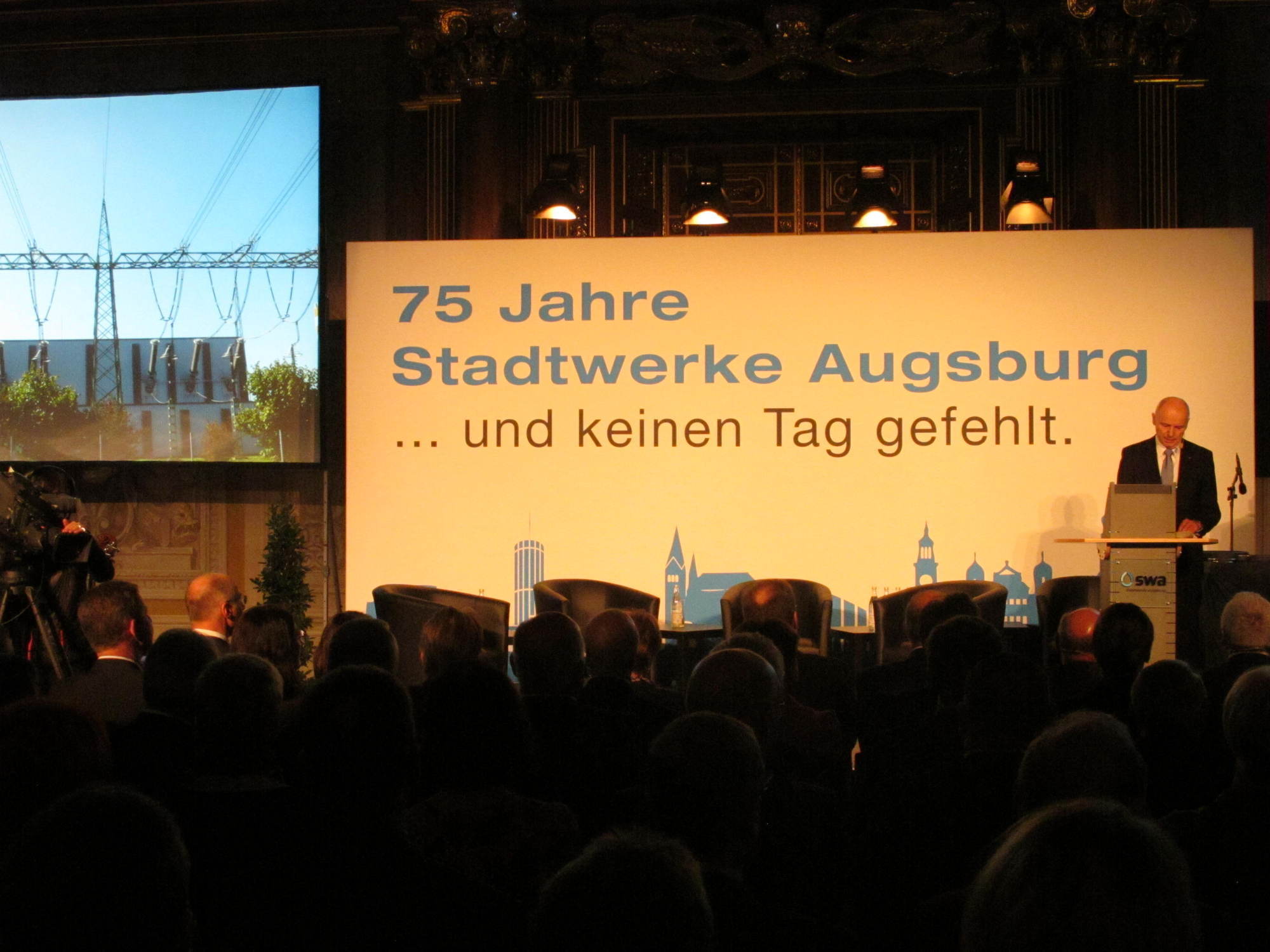 Die swa feierten ihr 75. Jubiläum mit einem Fest im Augsburger Rathaus, Foto: B4B SCHWABEN
