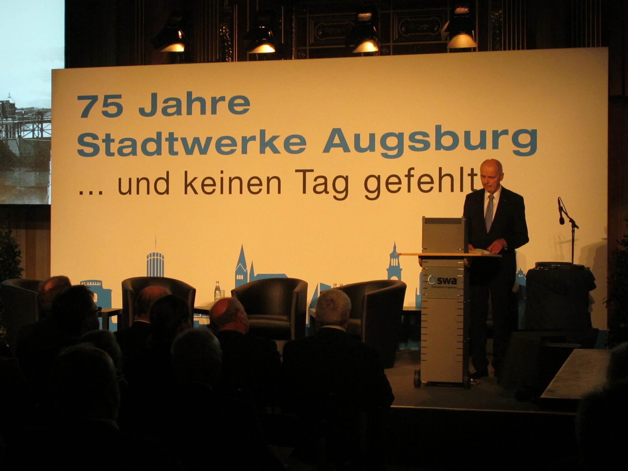 Die swa feierten ihr 75. Jubiläum mit einem Fest im Augsburger Rathaus, Foto: B4B SCHWABEN