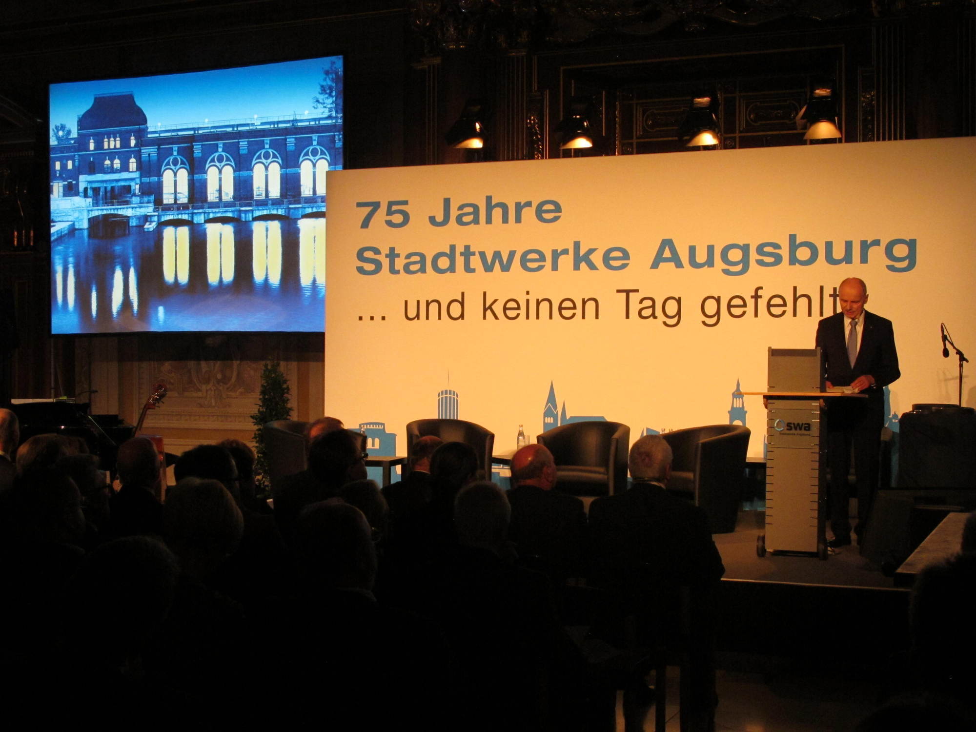 Die swa feierten ihr 75. Jubiläum mit einem Fest im Augsburger Rathaus, Foto: B4B SCHWABEN