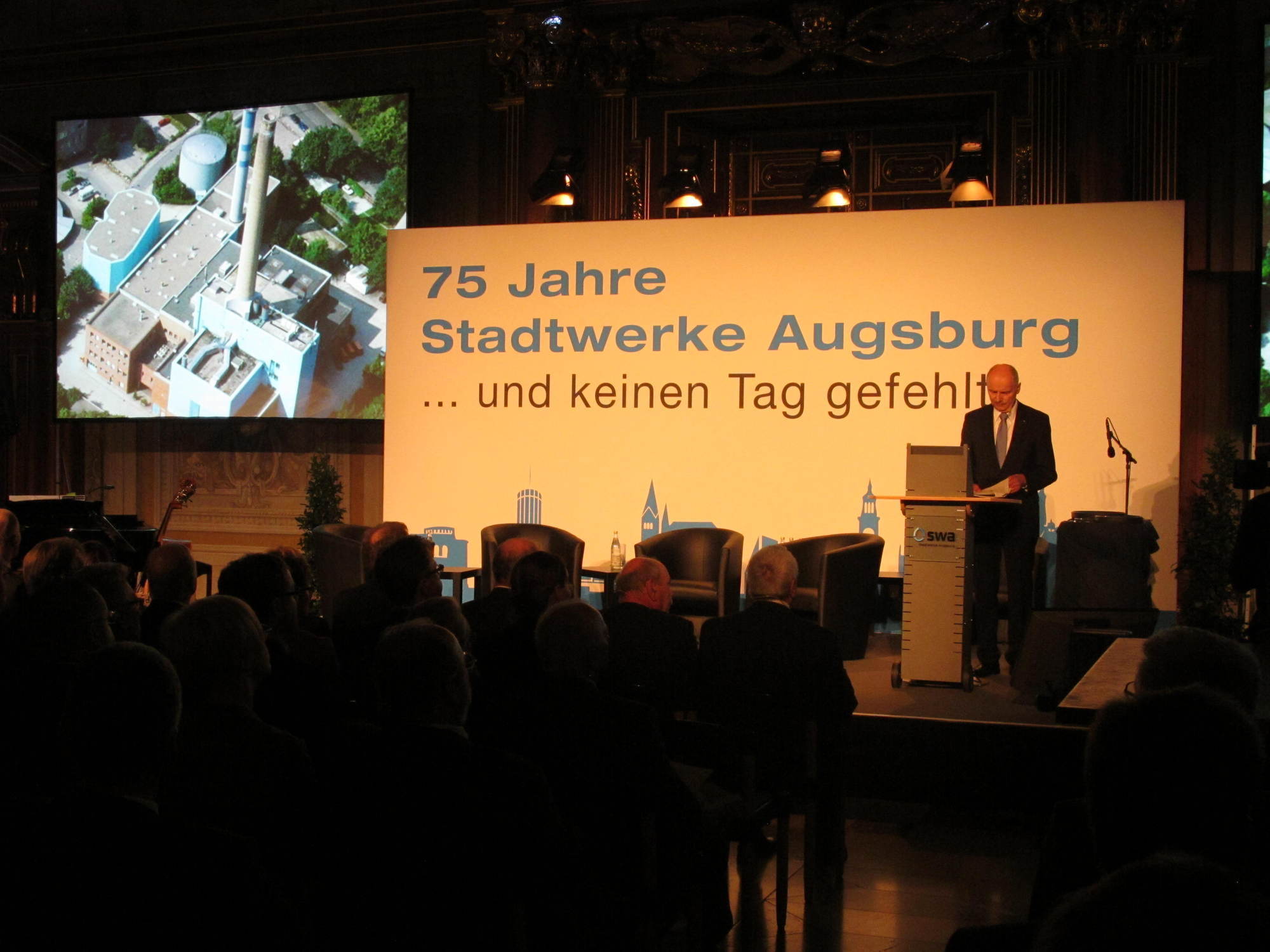 Die swa feierten ihr 75. Jubiläum mit einem Fest im Augsburger Rathaus, Foto: B4B SCHWABEN