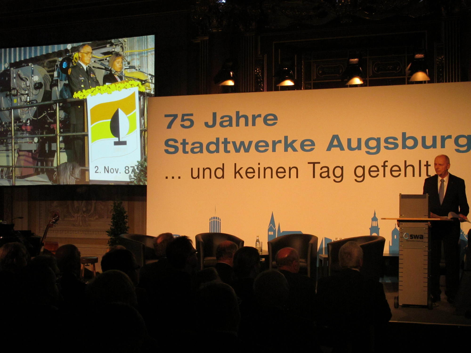 Die swa feierten ihr 75. Jubiläum mit einem Fest im Augsburger Rathaus, Foto: B4B SCHWABEN
