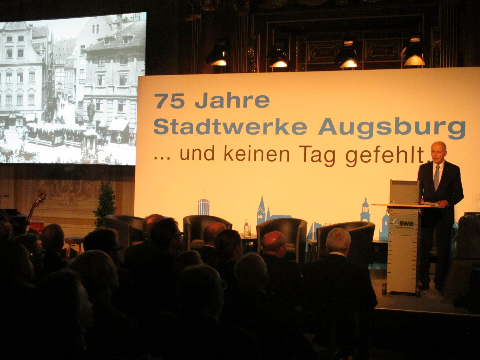 Die swa feierten ihr 75. Jubiläum mit einem Fest im Augsburger Rathaus, Foto: B4B SCHWABEN
