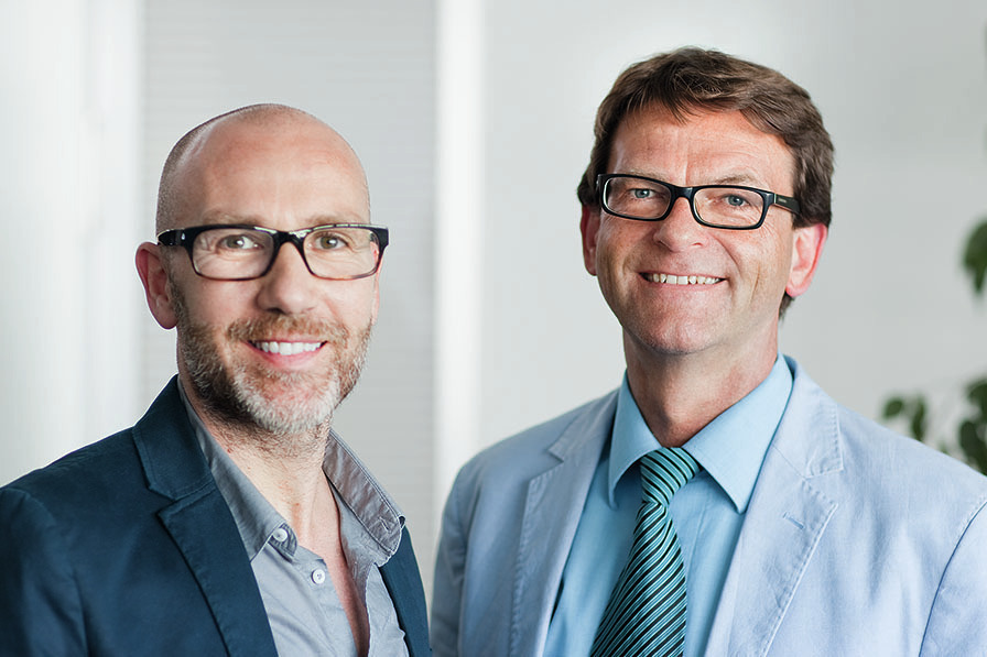 Nutzten eine Marktlücke für ihre Geschäftsidee: Prokurist Thomas Wirth (links) und Geschäftsführer Manfred Kiening. Foto: Axel W