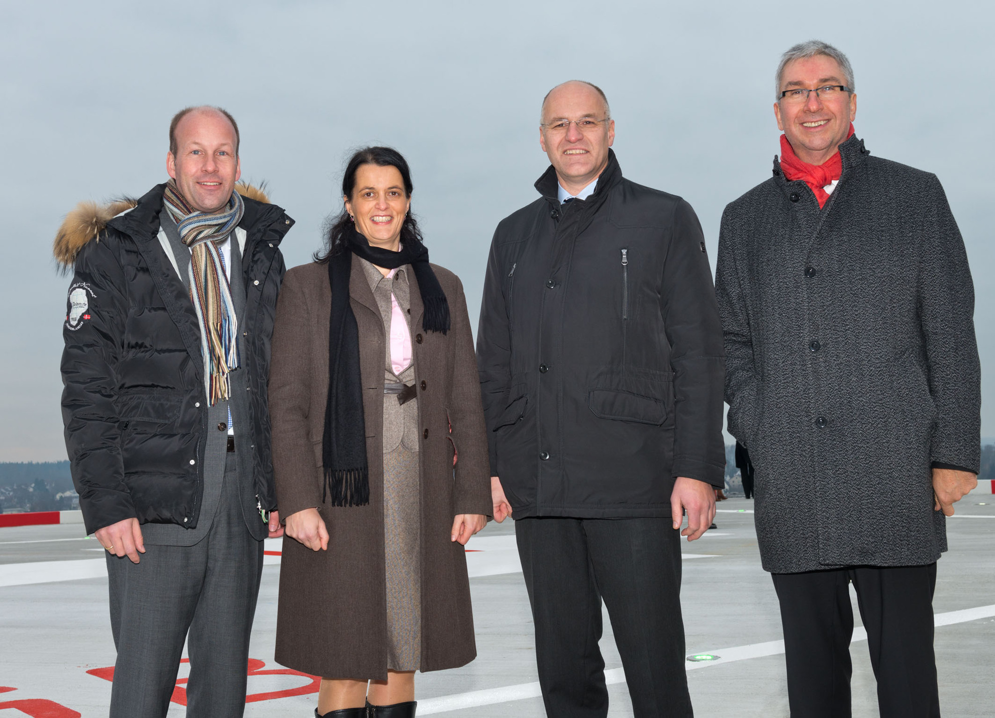 Claudia Traidl-Hoffmann, Martin Sailer, Dr. Kurt Gribl, Alexander Schmidtke. Foto: Klinikum