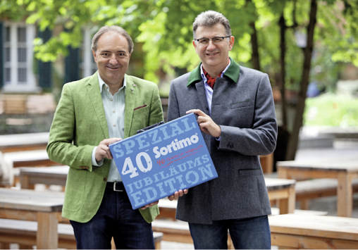 Klaus Emler und Reinhold Braun, Geschäftsführer der Sortimo International GmbH.