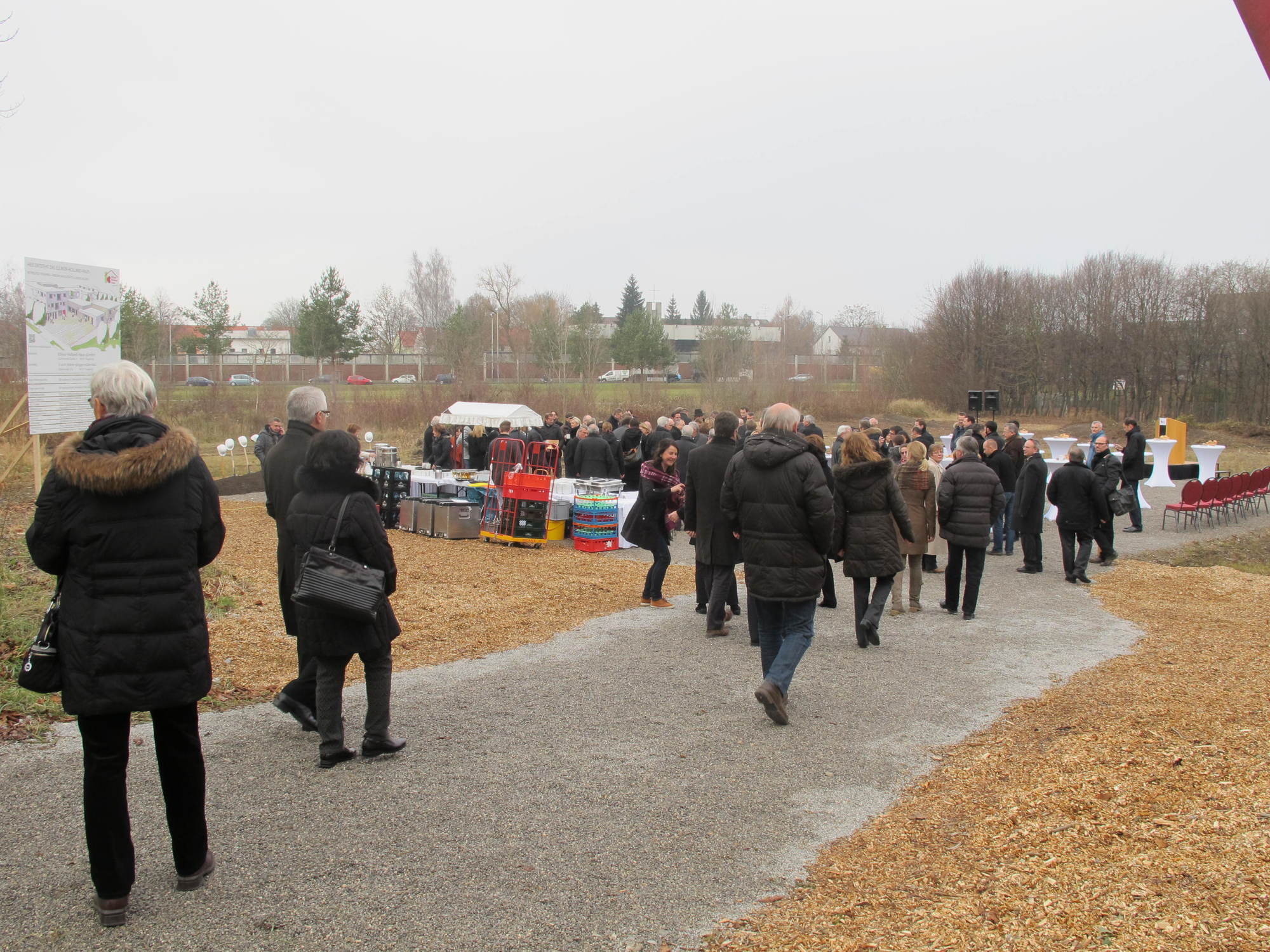 Spatenstich für das Ellinor-Holland-Haus im Textilviertel. Foto B4B SCHWABEN
