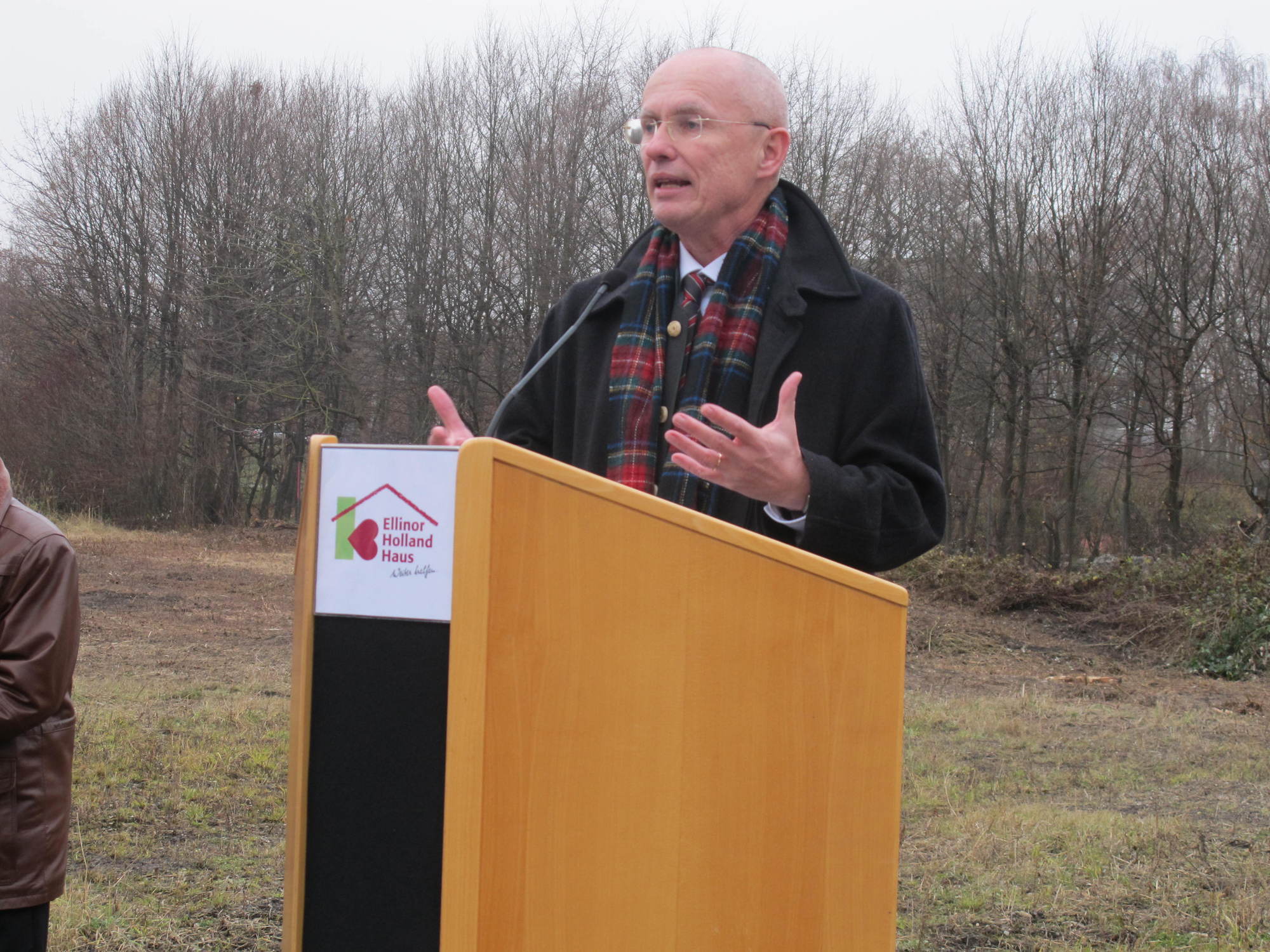 Spatenstich für das Ellinor-Holland-Haus im Textilviertel. Foto B4B SCHWABEN