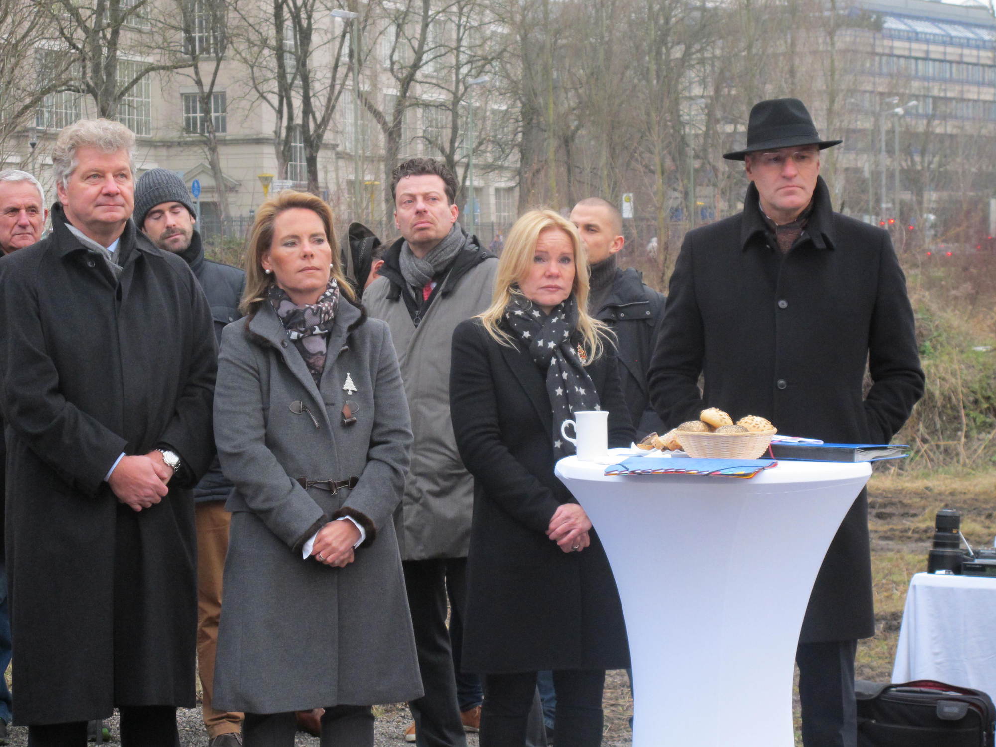 Spatenstich für das Ellinor-Holland-Haus im Textilviertel. Foto B4B SCHWABEN