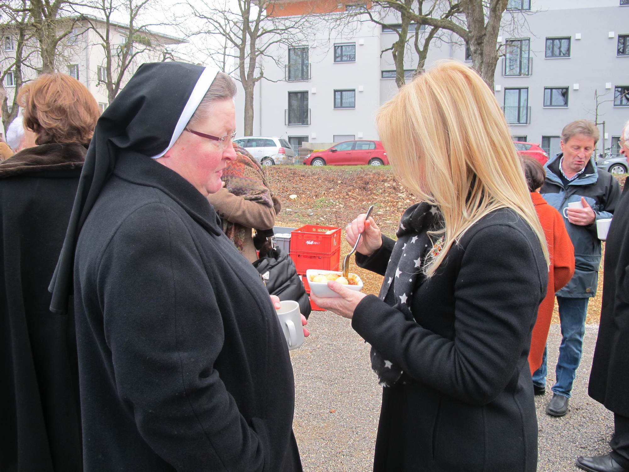 Spatenstich für das Ellinor-Holland-Haus im Textilviertel. Foto B4B SCHWABEN
