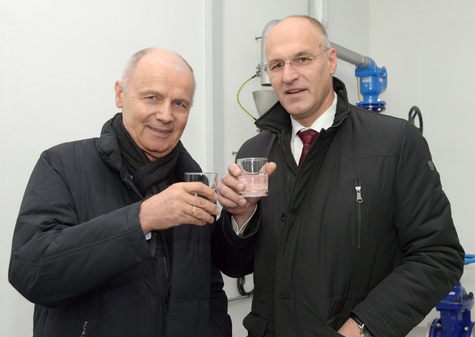 Oberbürgermeister Dr. Gribl und Stadtwerke-Geschäftsführer Dr. Gebhardt. Foto: Siegfried Kerpf