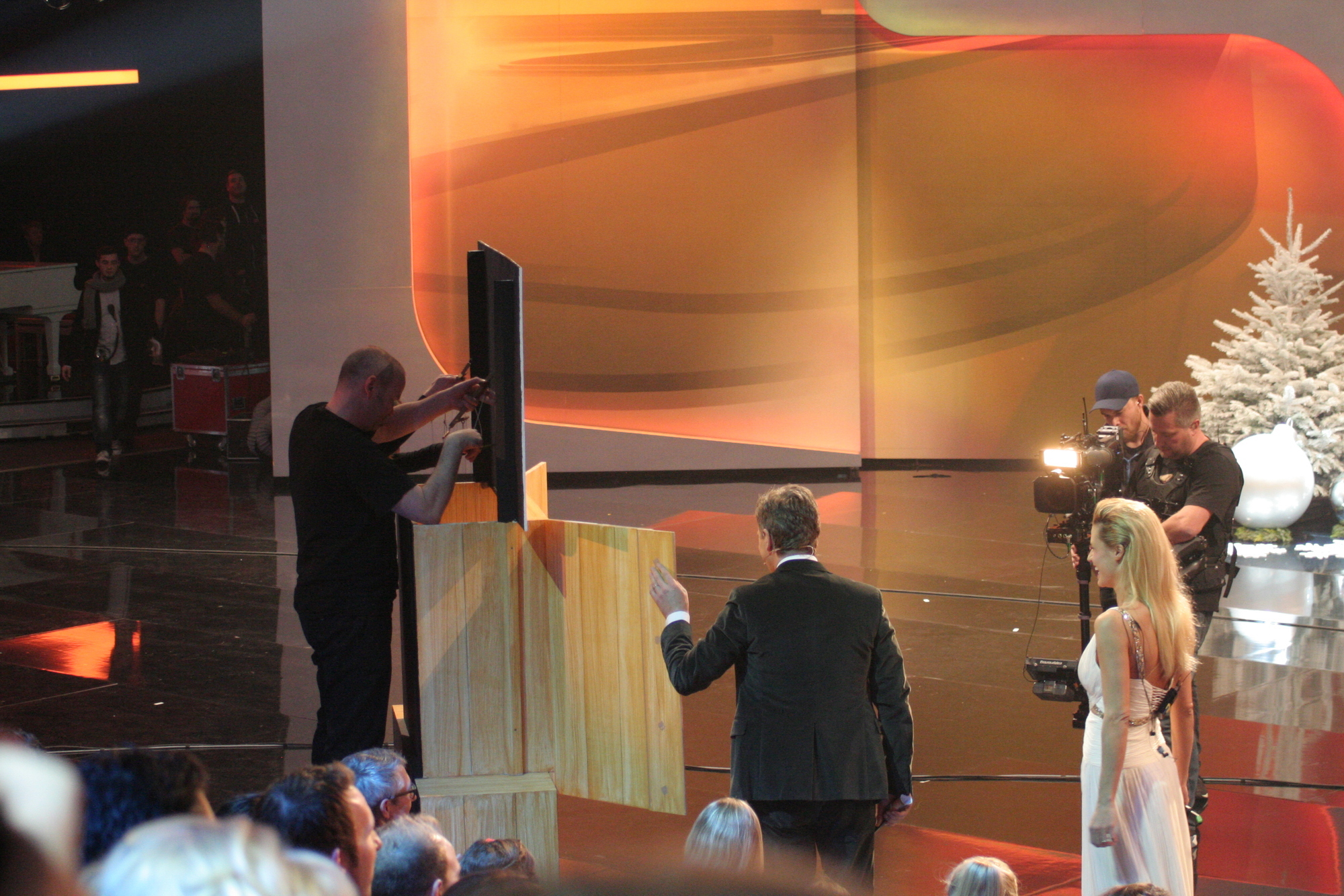 Wetten, dass…? Wolfgang Stumph, Boris Boris, Lilly Becker, Michael