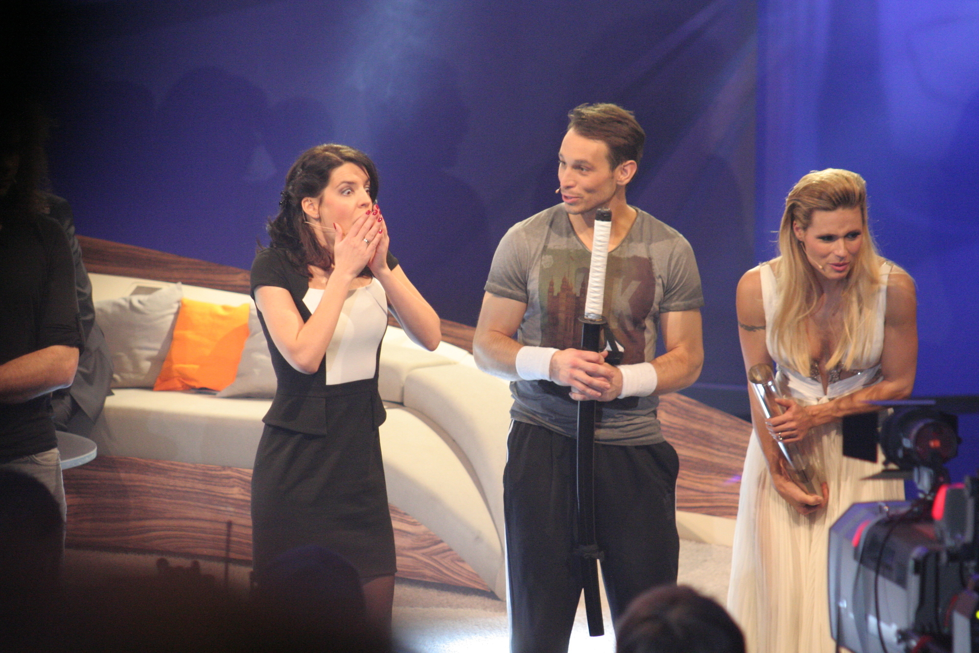 Wetten, dass…? Wolfgang Stumph, Boris Boris, Lilly Becker, Michael