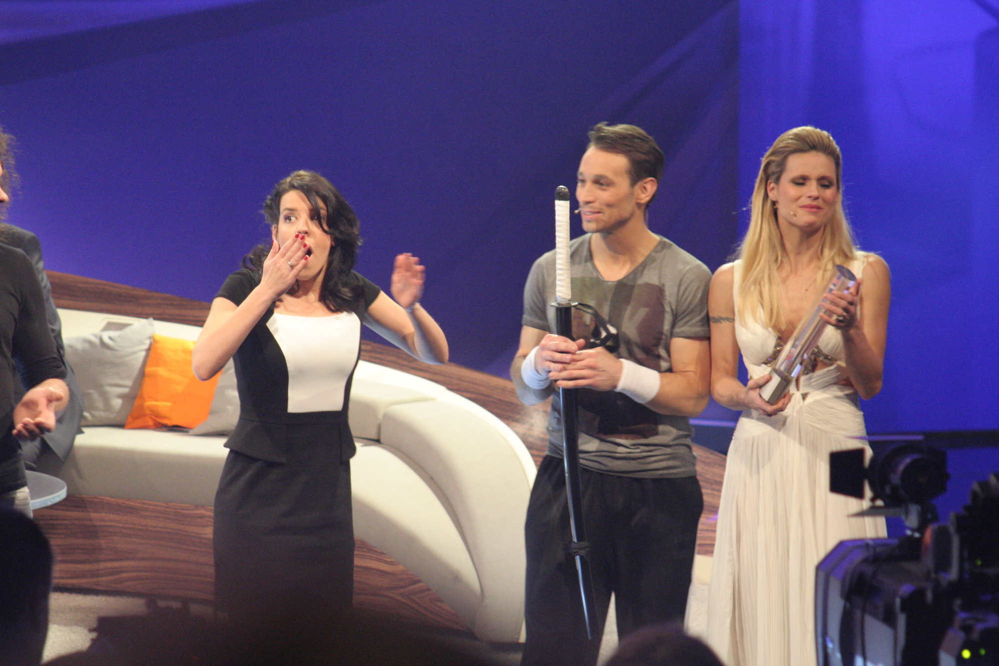 Wetten, dass…? Wolfgang Stumph, Boris Boris, Lilly Becker, Michael