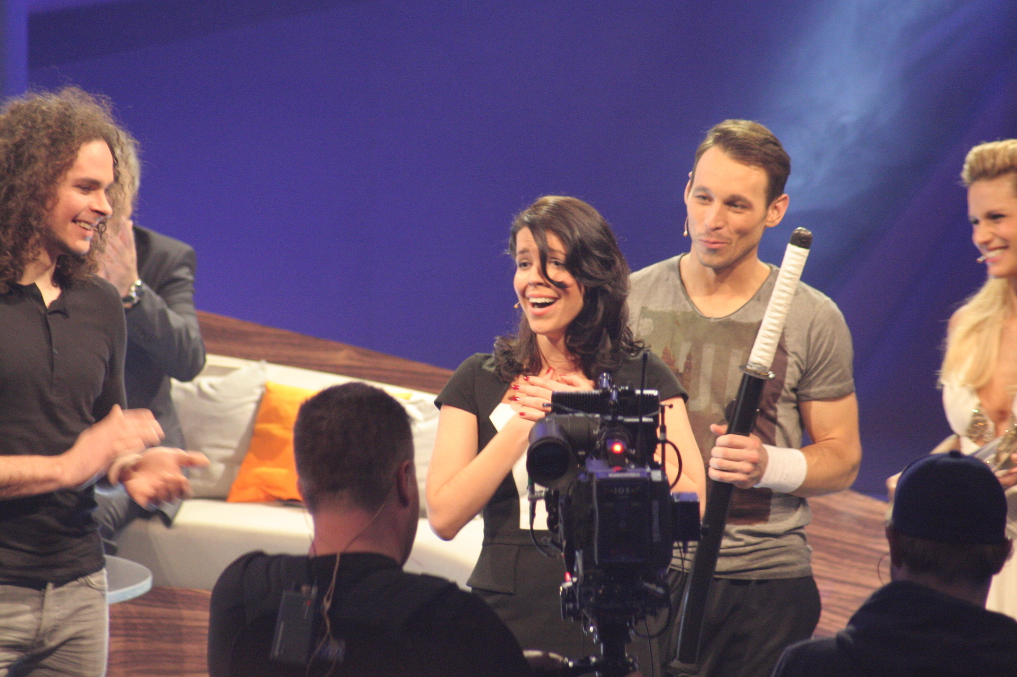 Wetten, dass…? Wolfgang Stumph, Boris Boris, Lilly Becker, Michael